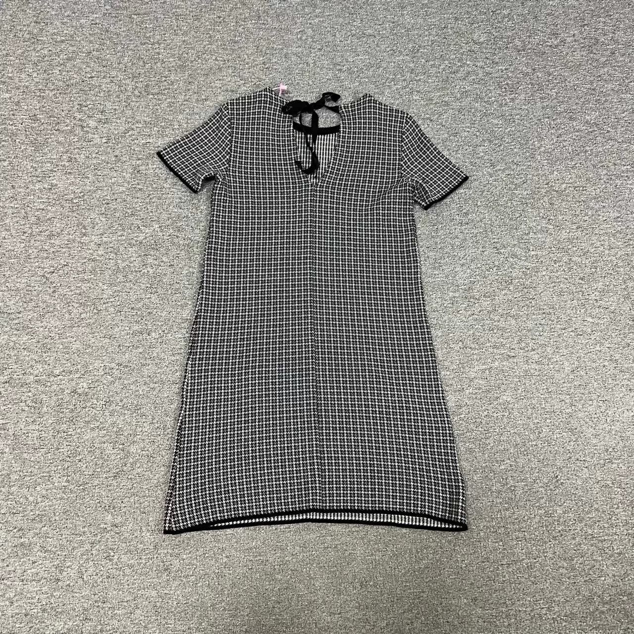 Dior Dior Houndstooth Knit Dress Size S / US 4 / IT 40 - 2 Thumbnail