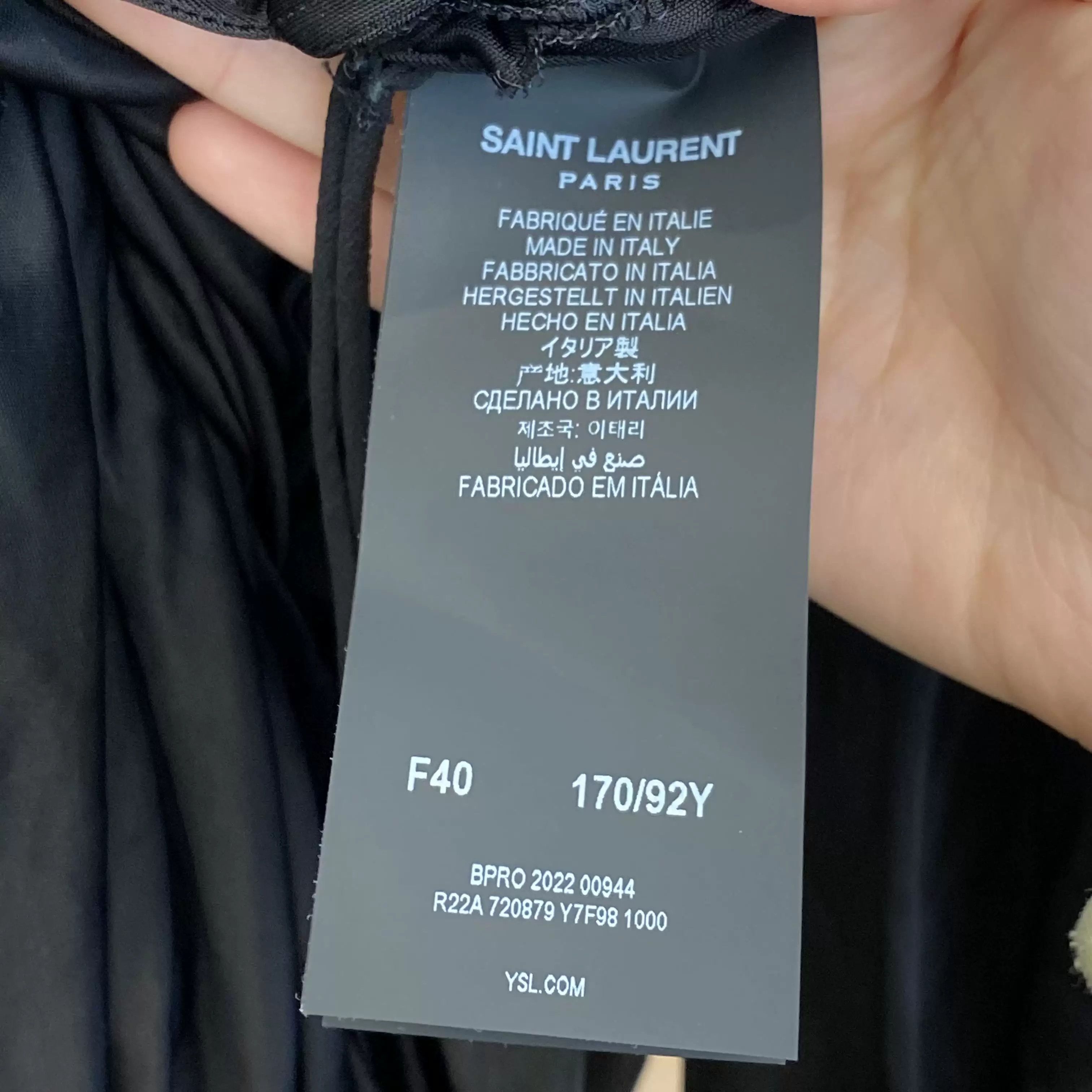 Saint Laurent Paris Saint Laurent Black Turtleneck Long Sleeve Dress Size S / US 4 / IT 40 - 5 Thumbnail