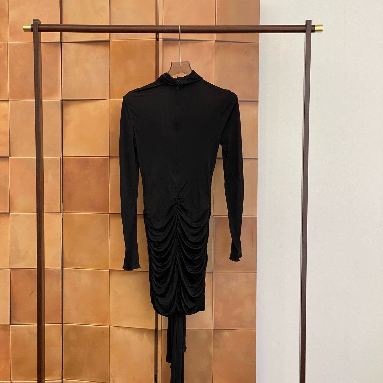 Saint Laurent Paris Saint Laurent Black Turtleneck Long Sleeve Dress Size S / US 4 / IT 40 - 2 Thumbnail