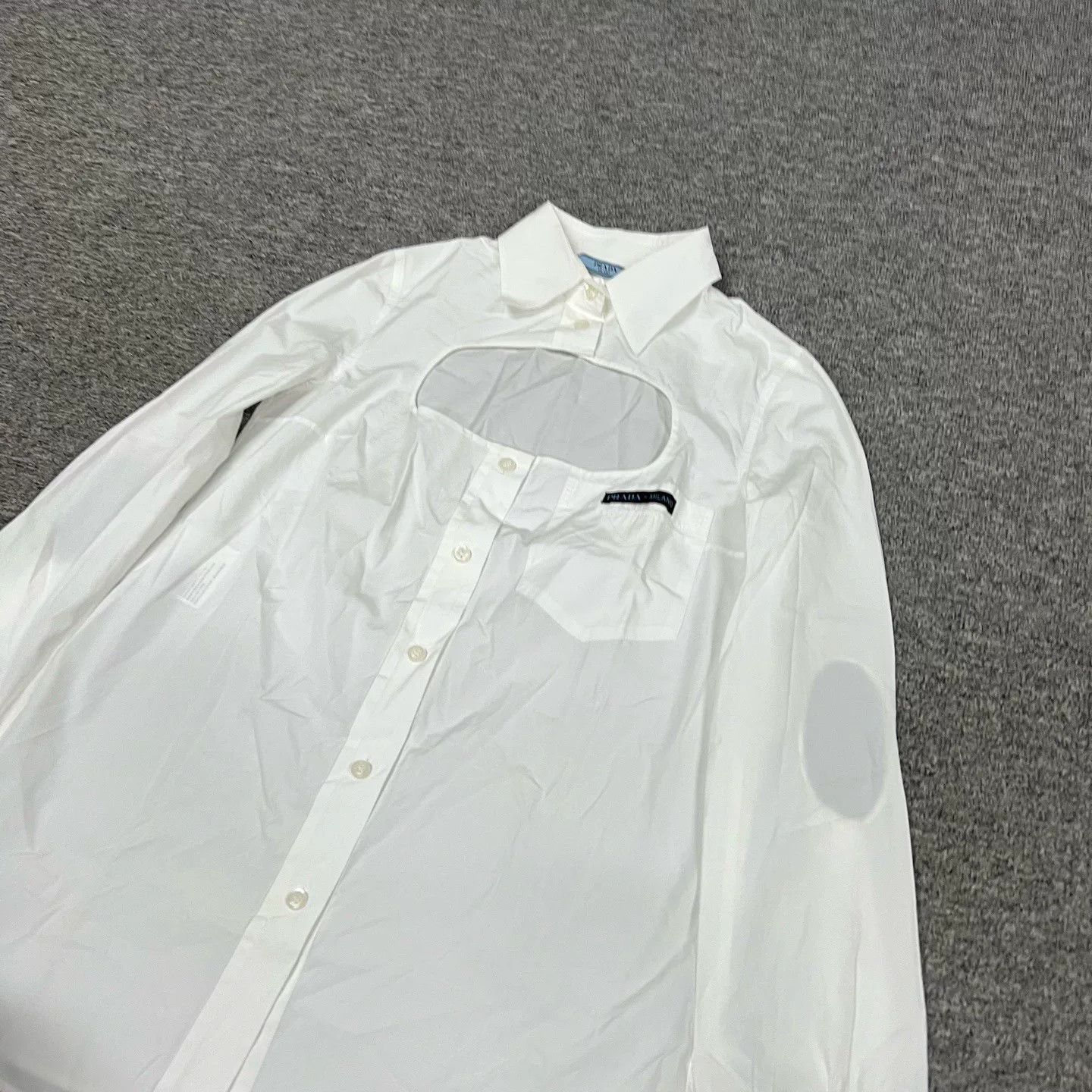 Prada Prada Runway Chest Cutout Shirt Size S / US 4 / IT 40 - 6 Thumbnail