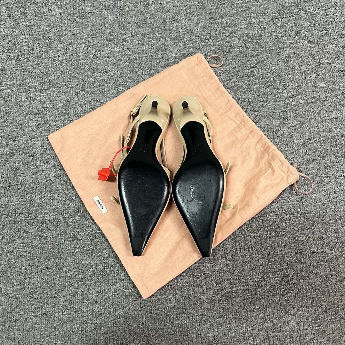 Miu Miu Miu Miu 23SS Pointed Toe Kitten Heels Size US 4.5 / IT 34.5 - 5 Thumbnail