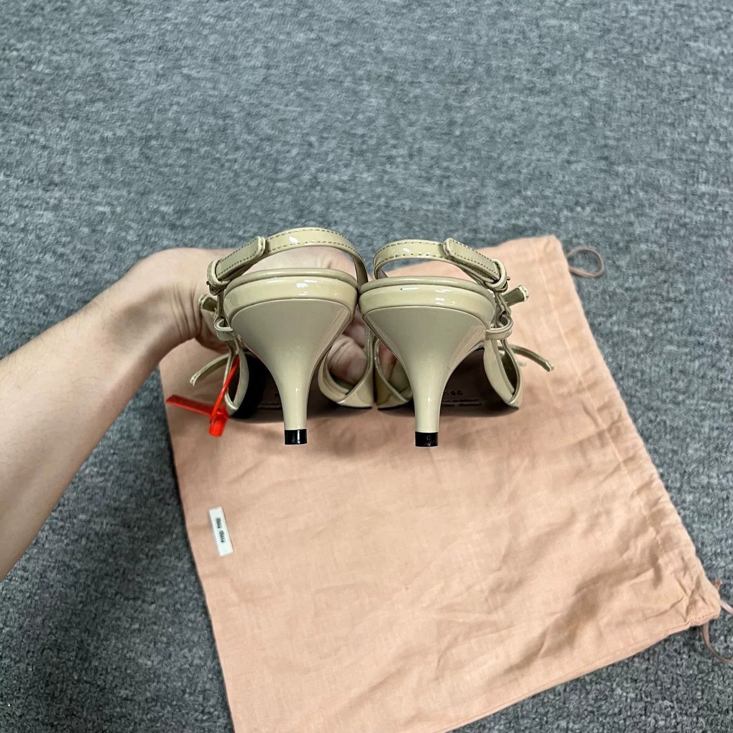 Miu Miu Miu Miu 23SS Pointed Toe Kitten Heels Size US 4.5 / IT 34.5 - 3 Thumbnail