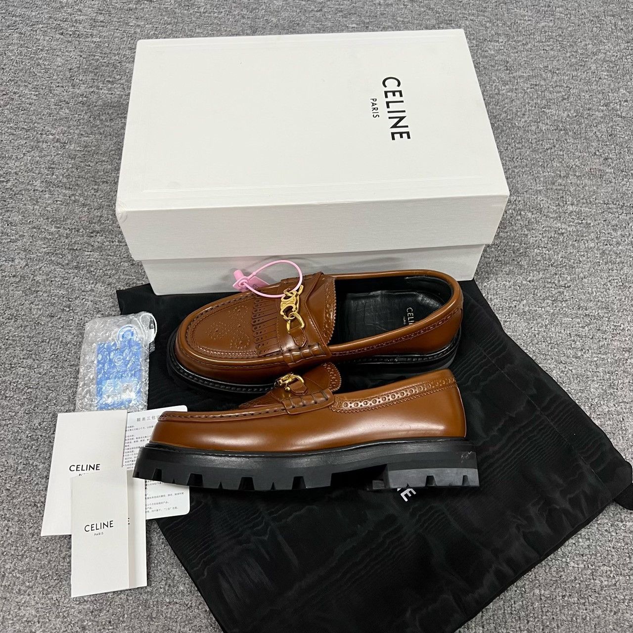 Celine Celine Triomphe Platform Loafers Size 36 Size US 5 / IT 35 - 3 Thumbnail