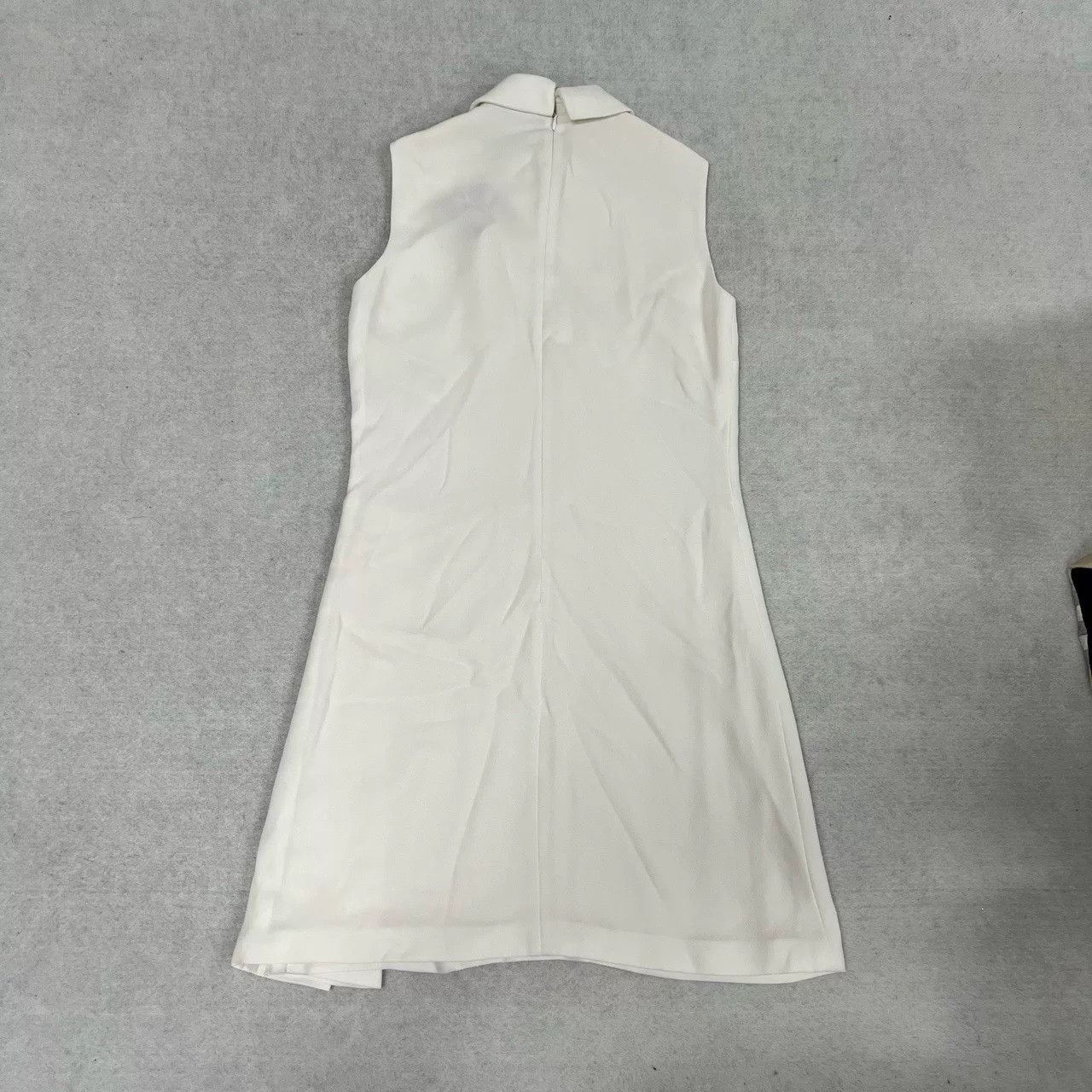 Dior Dior Silk Wool White Sleeveless Dress 36 Size ONE SIZE - 5 Thumbnail