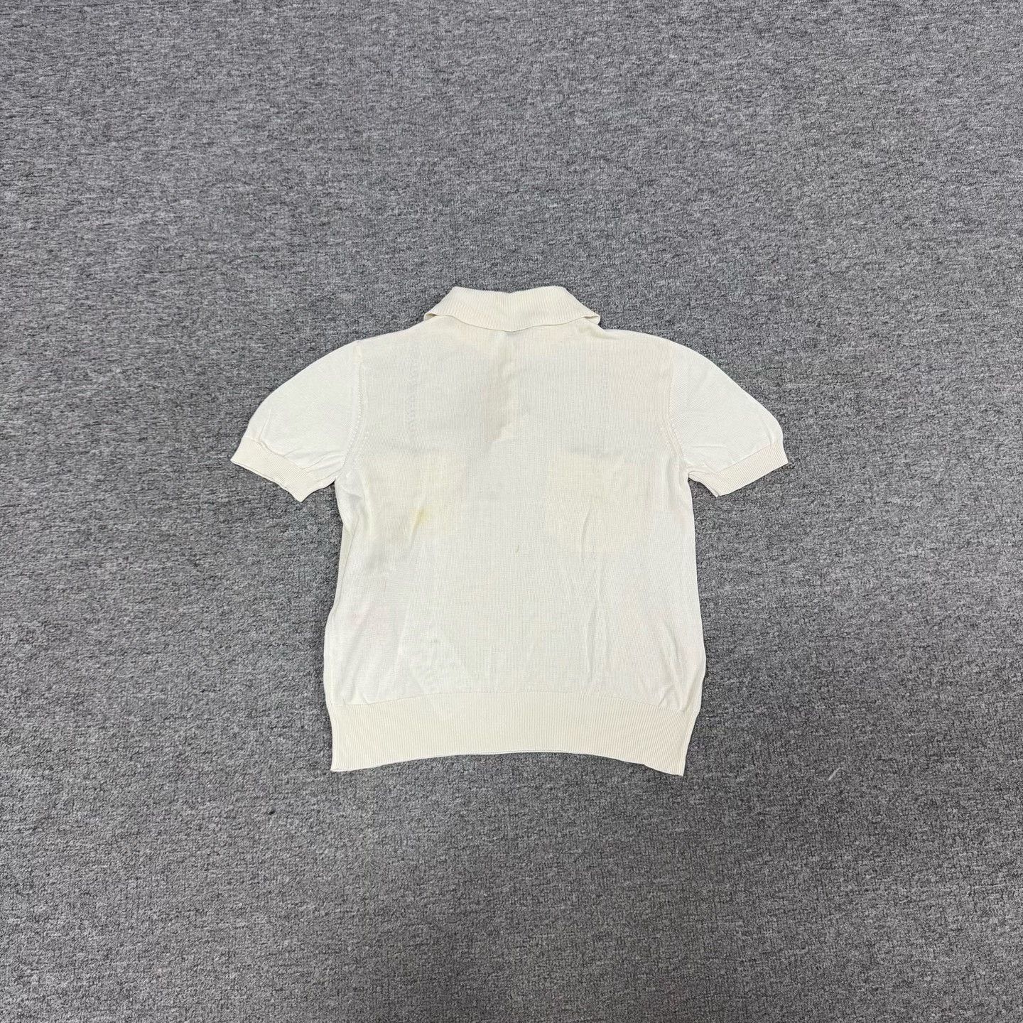 Chanel Chanel CC Logo Button Short Sleeve Knit Polo Size XXS / US 00 / IT 34 - 2 Thumbnail