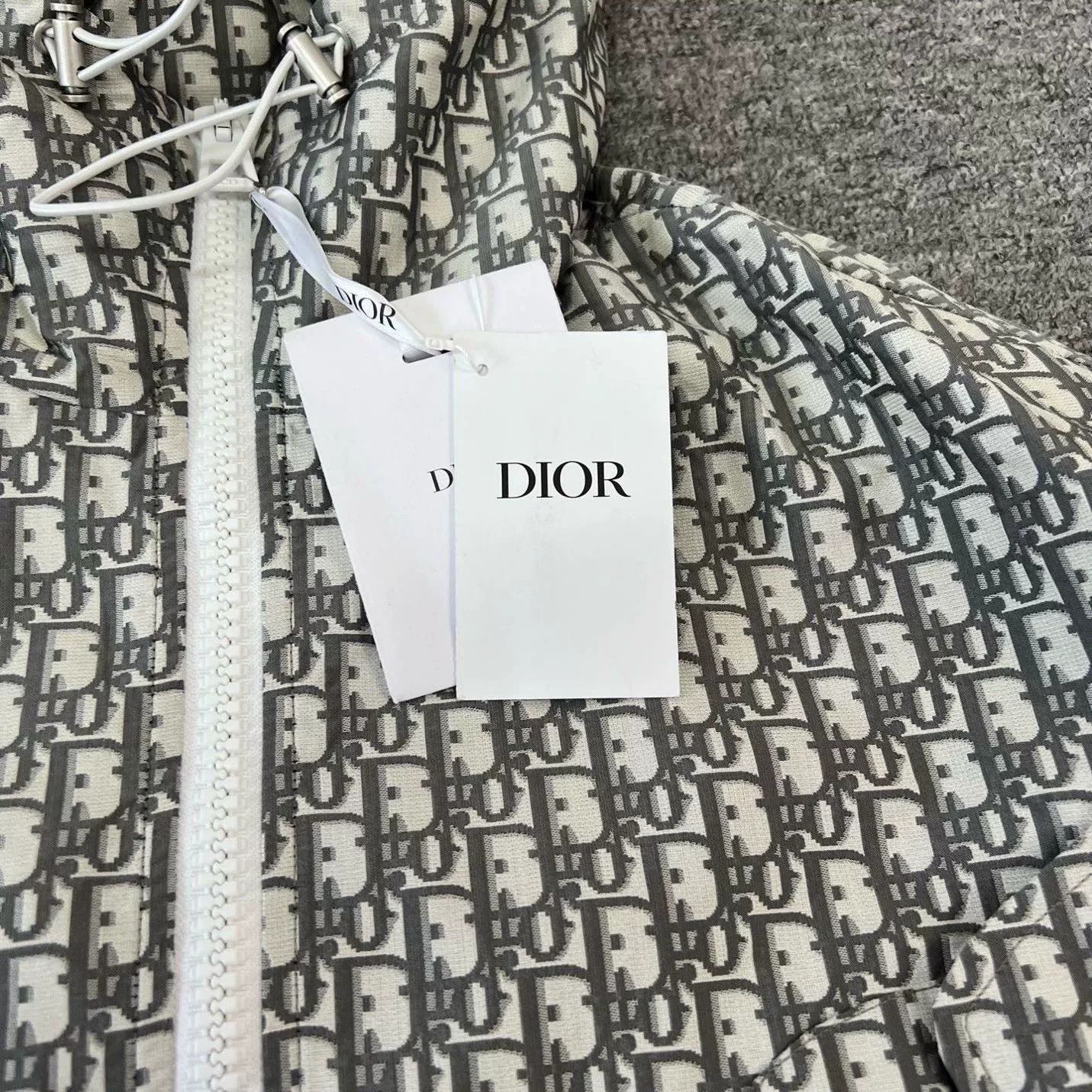Dior Dior 2024 Gray Monogram Zip Jacket Size US M / EU 48-50 / 2 - 6 Thumbnail