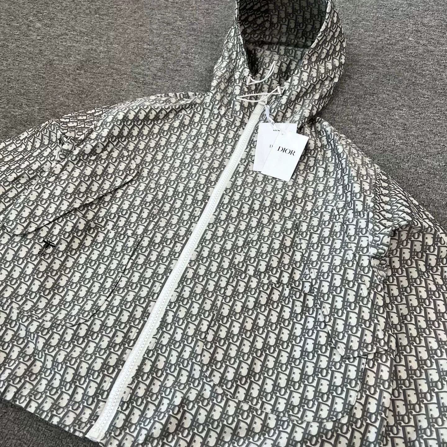 Dior Dior 2024 Gray Monogram Zip Jacket Size US M / EU 48-50 / 2 - 4 Thumbnail