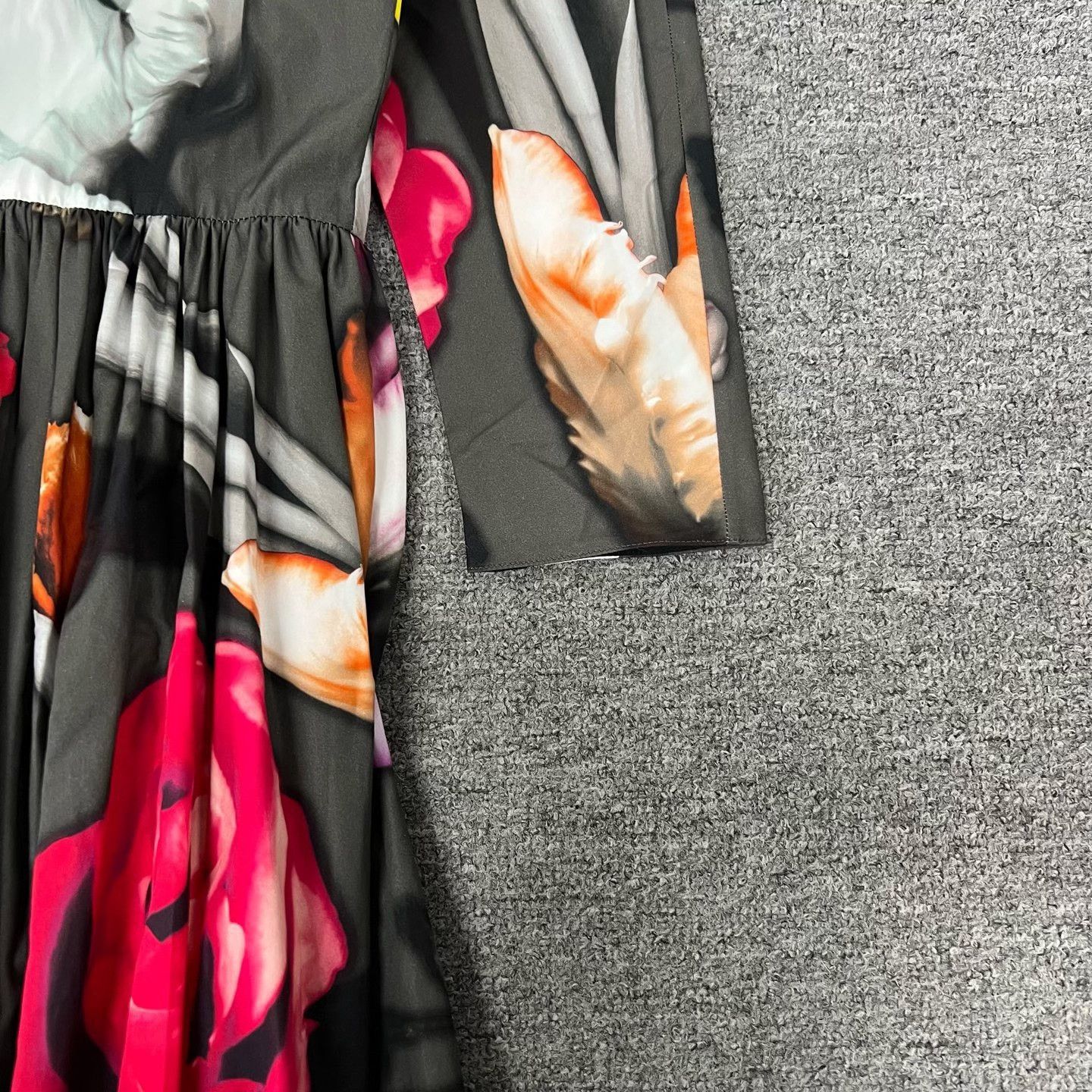Prada Prada Runway Floral Long-Sleeve Dress Size XS / US 0-2 / IT 36-38 - 5 Thumbnail