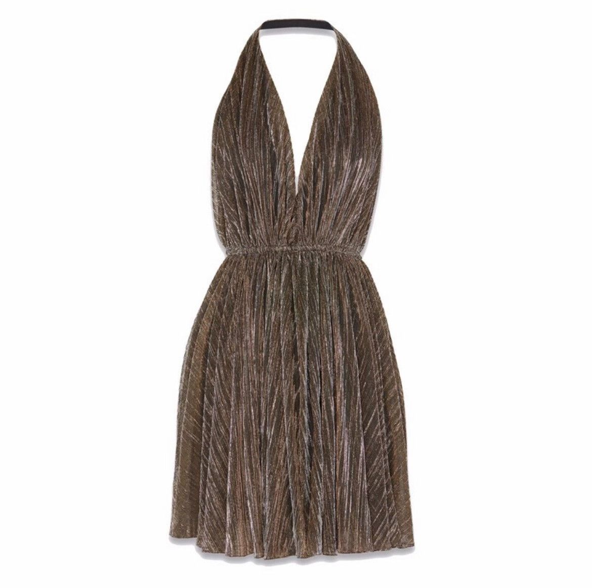 Saint Laurent Paris Saint Laurent Deep V Halter Backless Dress XS Size XS / US 0-2 / IT 36-38 - 2 Thumbnail
