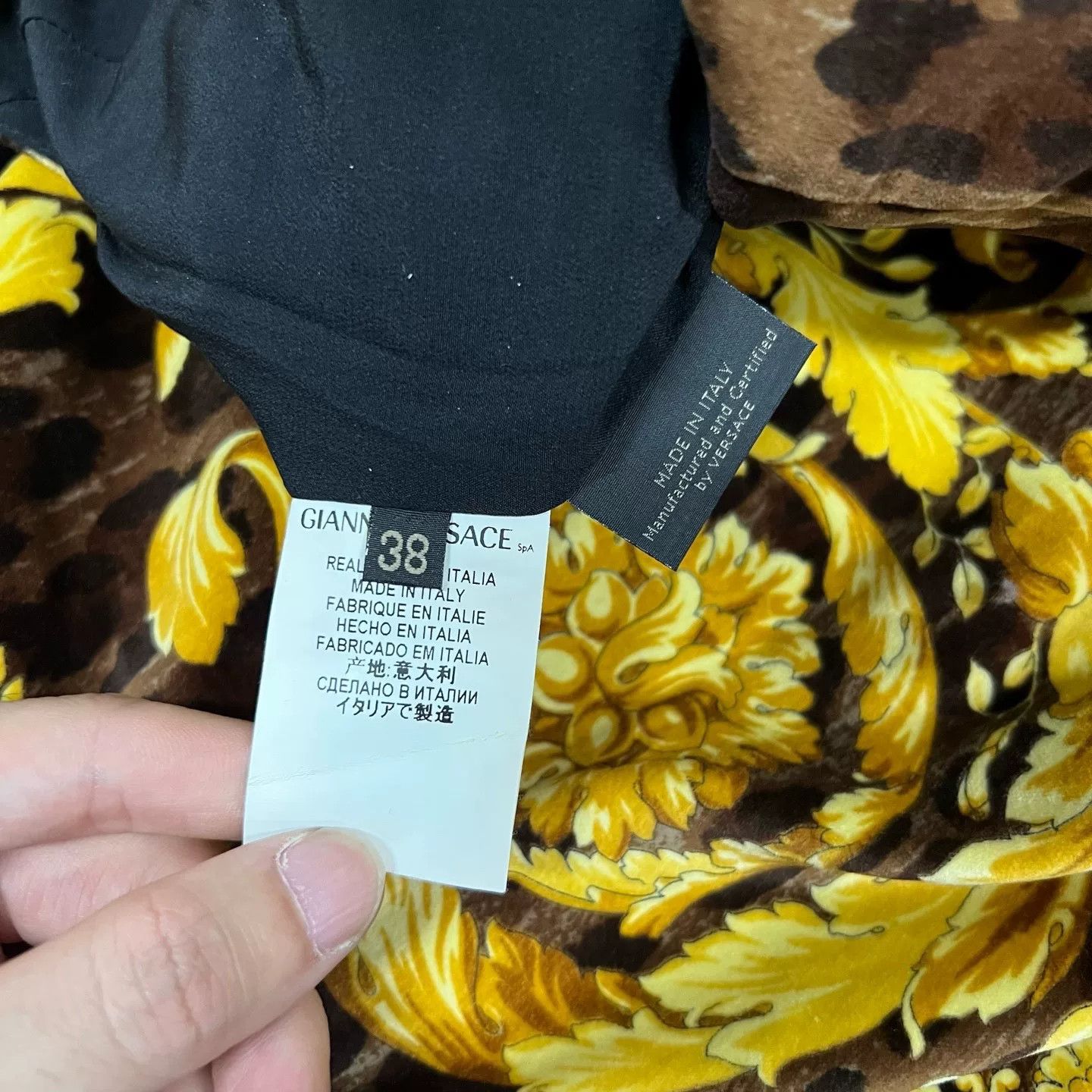 Versace Versace Baroque Leopard Silk Velvet Vest Dress Size S / US 4 / IT 40 - 5 Thumbnail