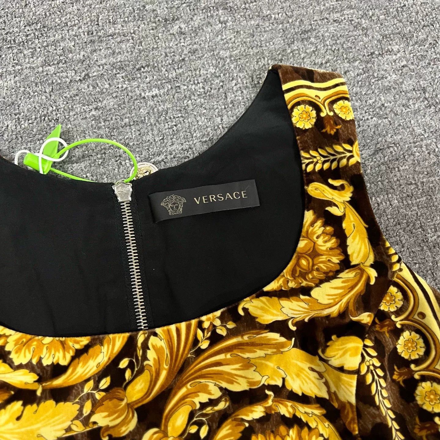 Versace Versace Baroque Leopard Silk Velvet Vest Dress Size S / US 4 / IT 40 - 3 Thumbnail