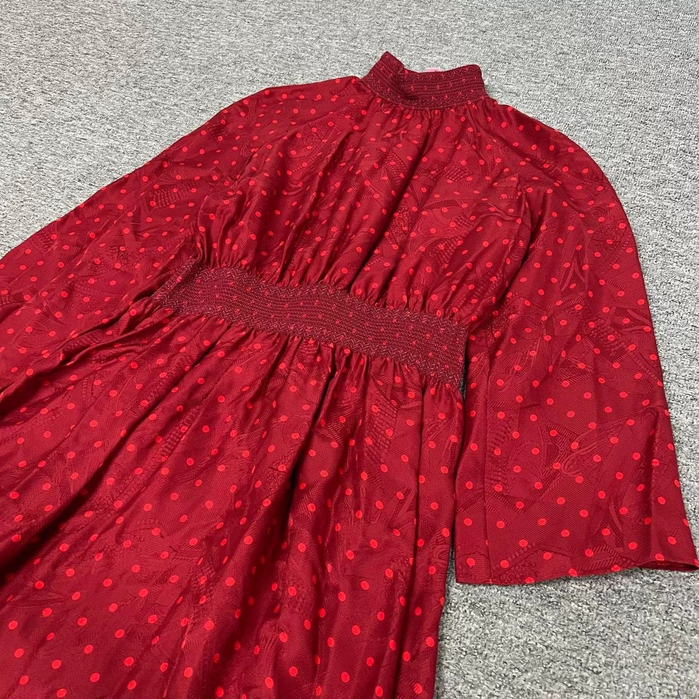 Hermes Hermes Silk Polka Dot Dress Size 38 Size S / US 4 / IT 40 - 4 Thumbnail