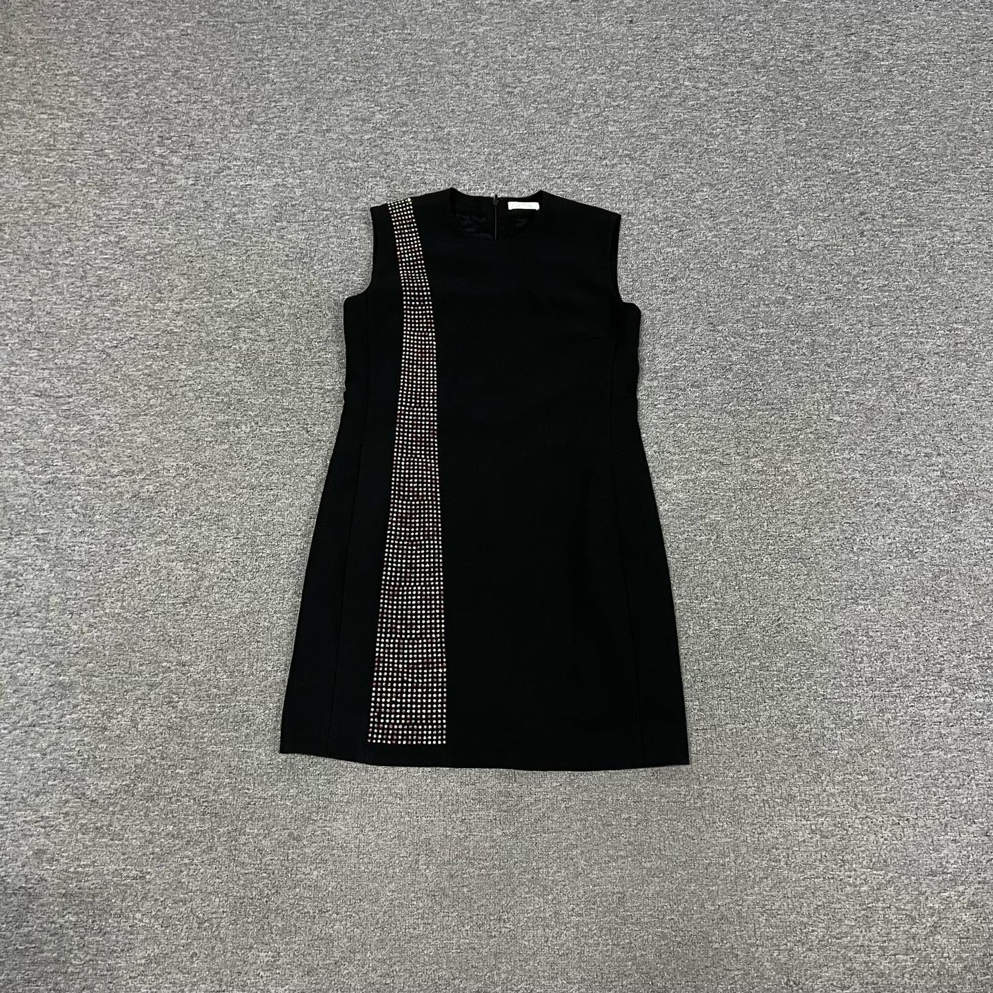 Versace VERSACE Runway Crystal-Embellished Black Fitted Dress Size M / US 6-8 / IT 42-44 - 2 Thumbnail