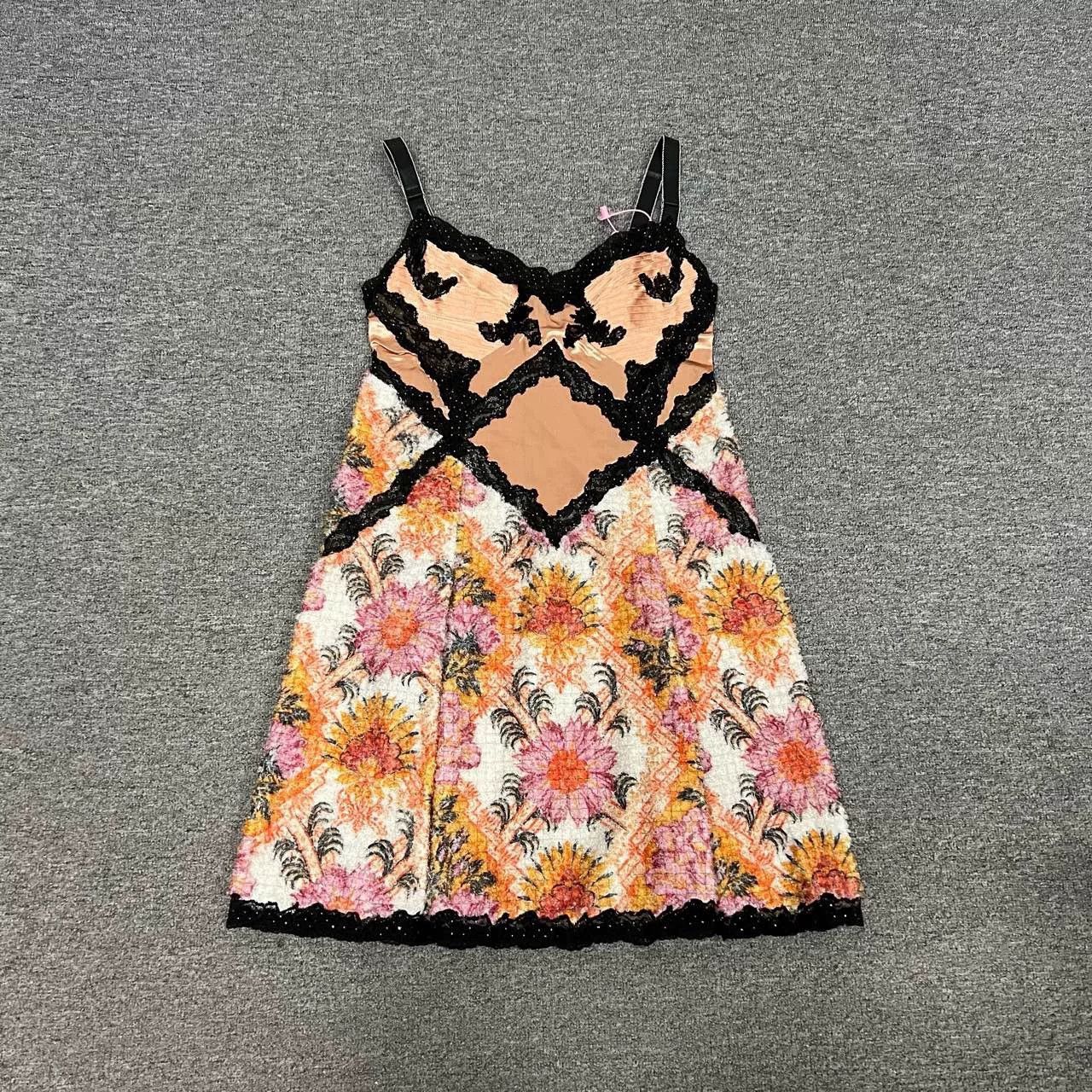 Louis Vuitton Louis Vuitton Floral Wool Slip Dress Size S / US 4 / IT 40 - 2 Thumbnail