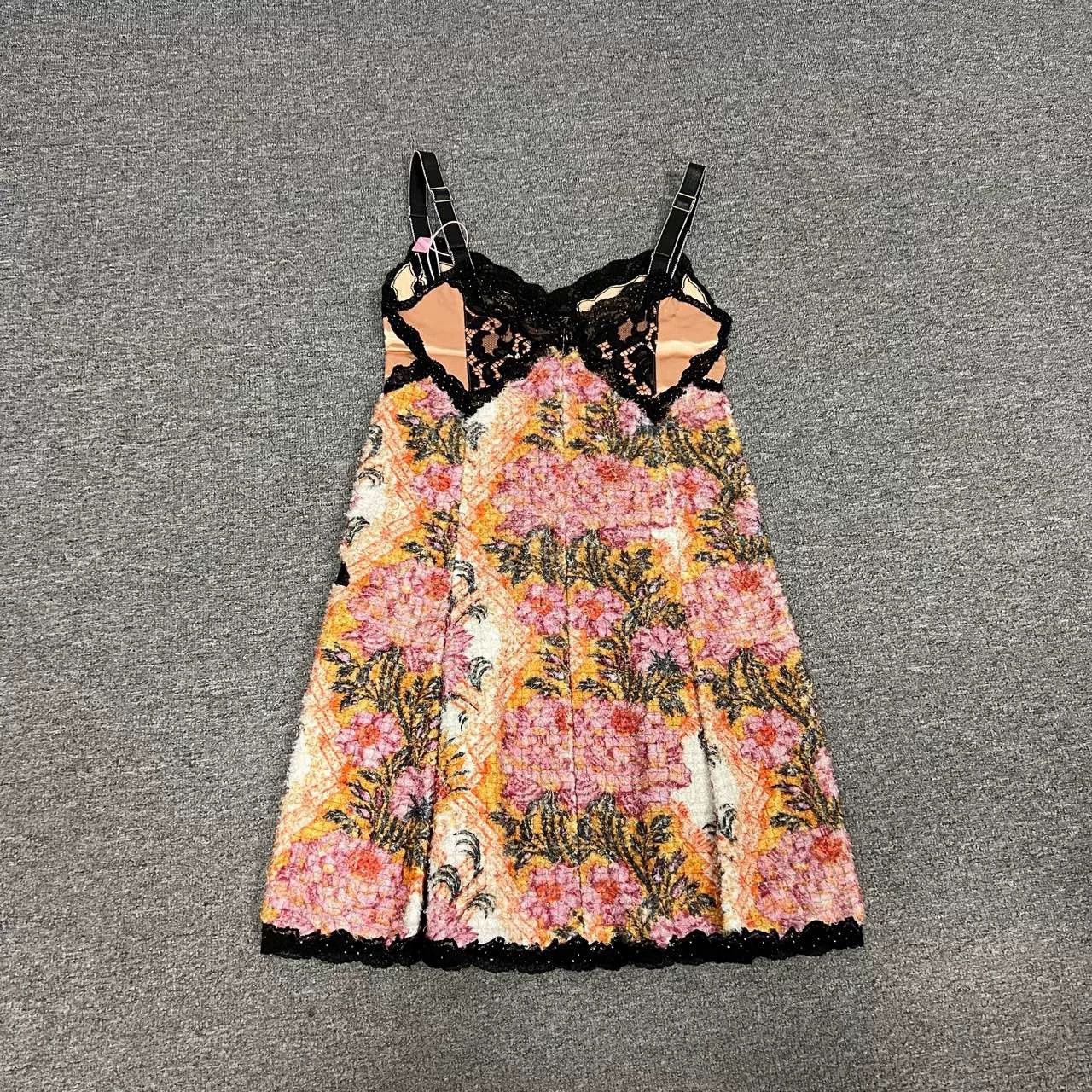 Louis Vuitton Louis Vuitton Floral Wool Slip Dress Size S / US 4 / IT 40 - 4 Thumbnail