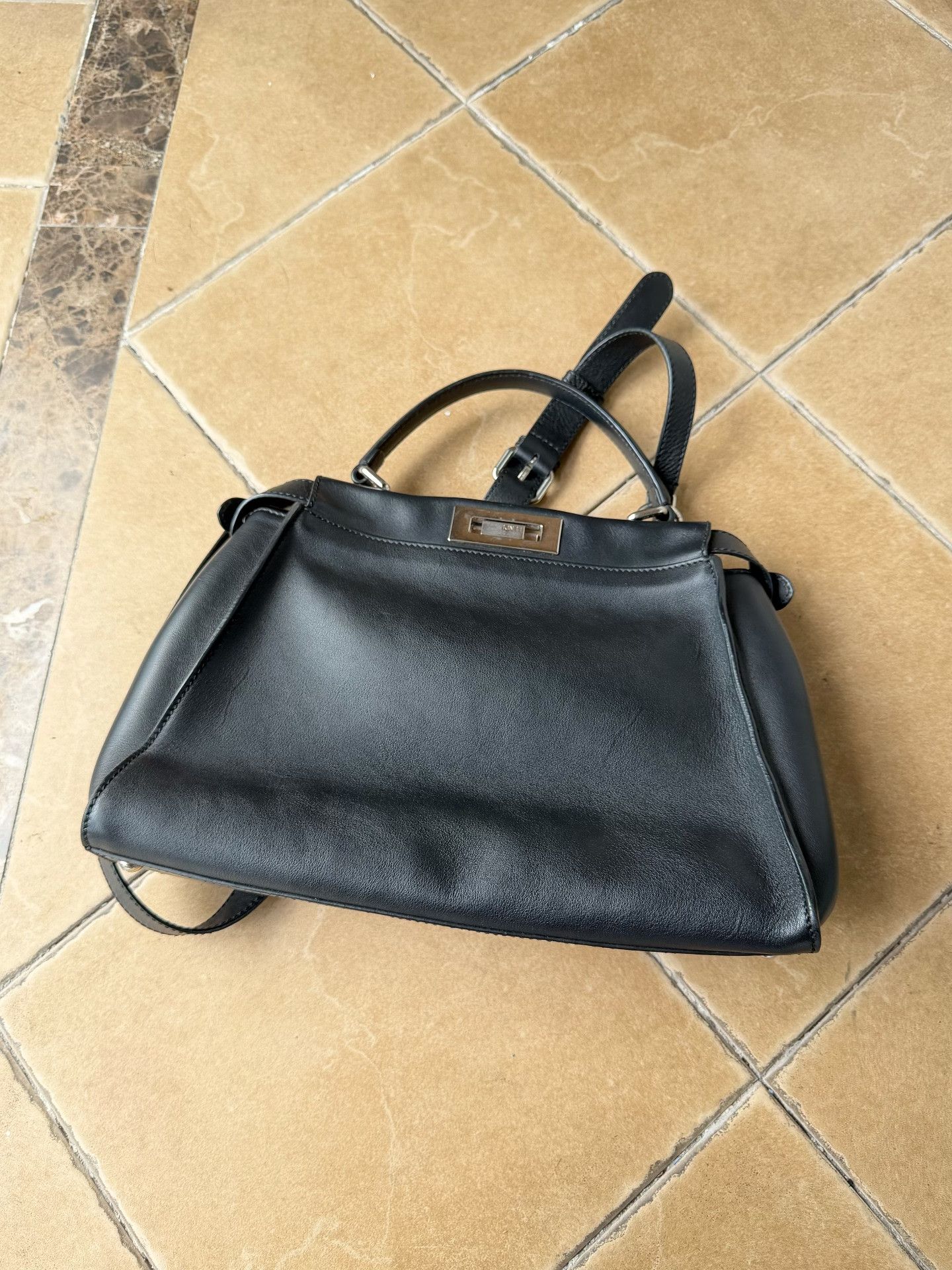 Fendi FENDI Rare Leather Handbag Size ONE SIZE - 2 Thumbnail