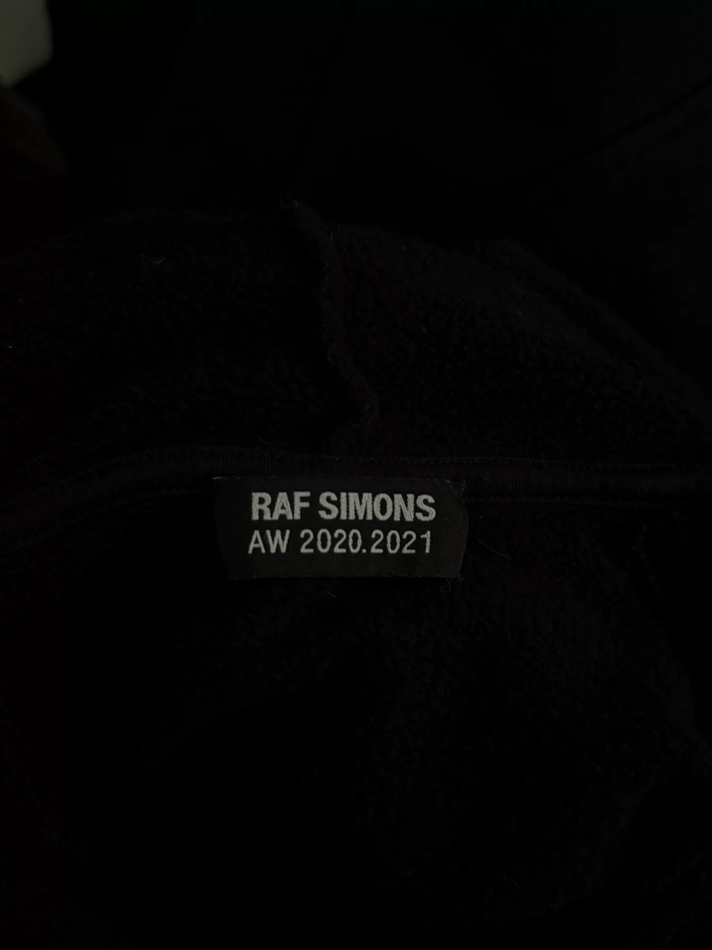 Raf Simons Raf Simons 20AW Slogan Distressed Hoodie Size US L / EU 52-54 / 3 - 3 Thumbnail