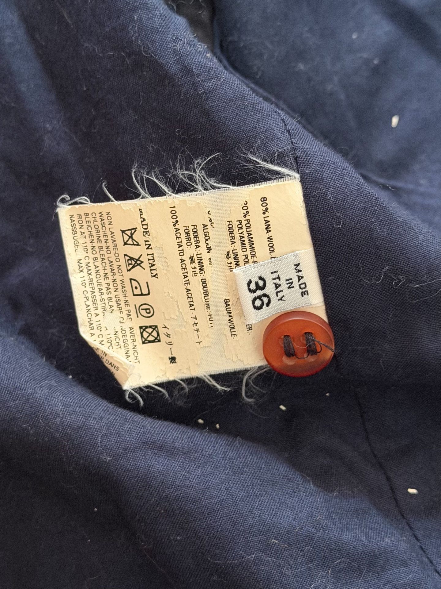 Maison Margiela Maison Margiela 00AW Wool Jacket Size XS / US 0-2 / IT 36-38 - 2 Thumbnail