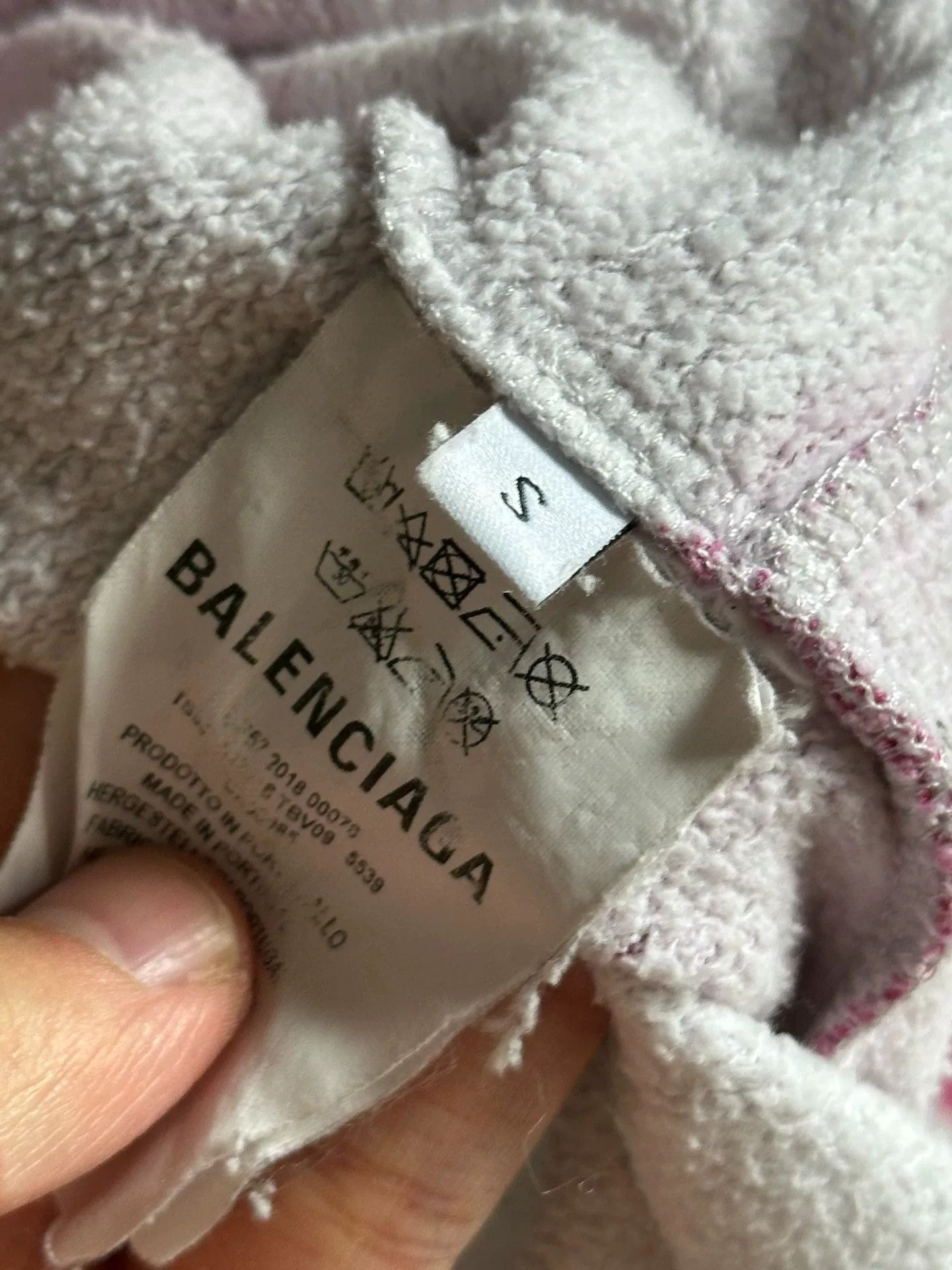 Balenciaga Balenciaga 2018SS Striped Sweatshirt Size US S / EU 44-46 / 1 - 2 Thumbnail