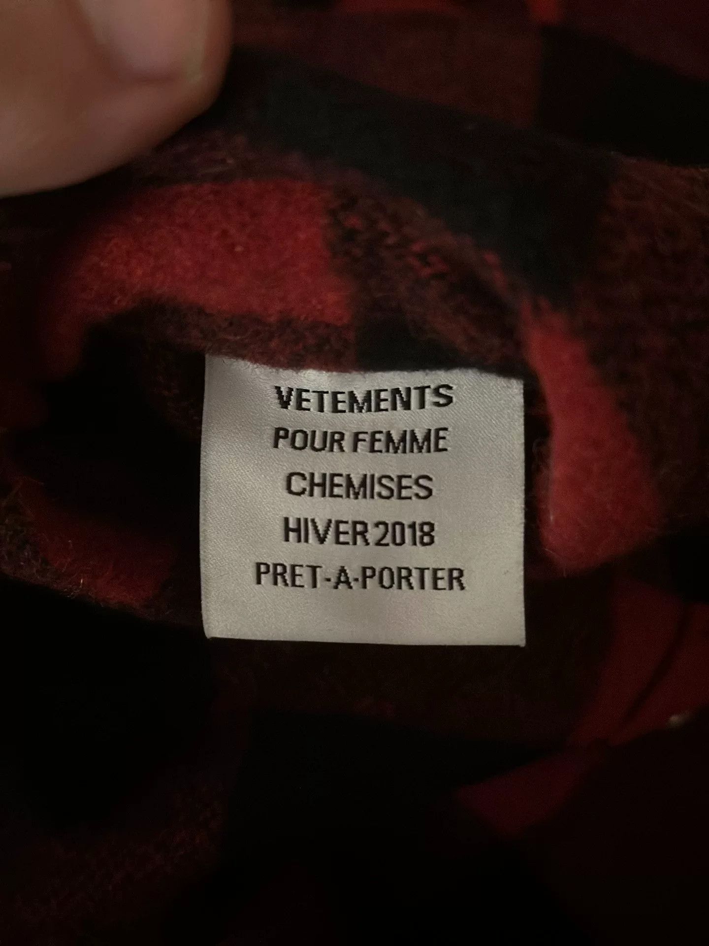 Vetements Vetements SS2018 Oversized Jacket Size US XS / EU 42 / 0 - 4 Thumbnail