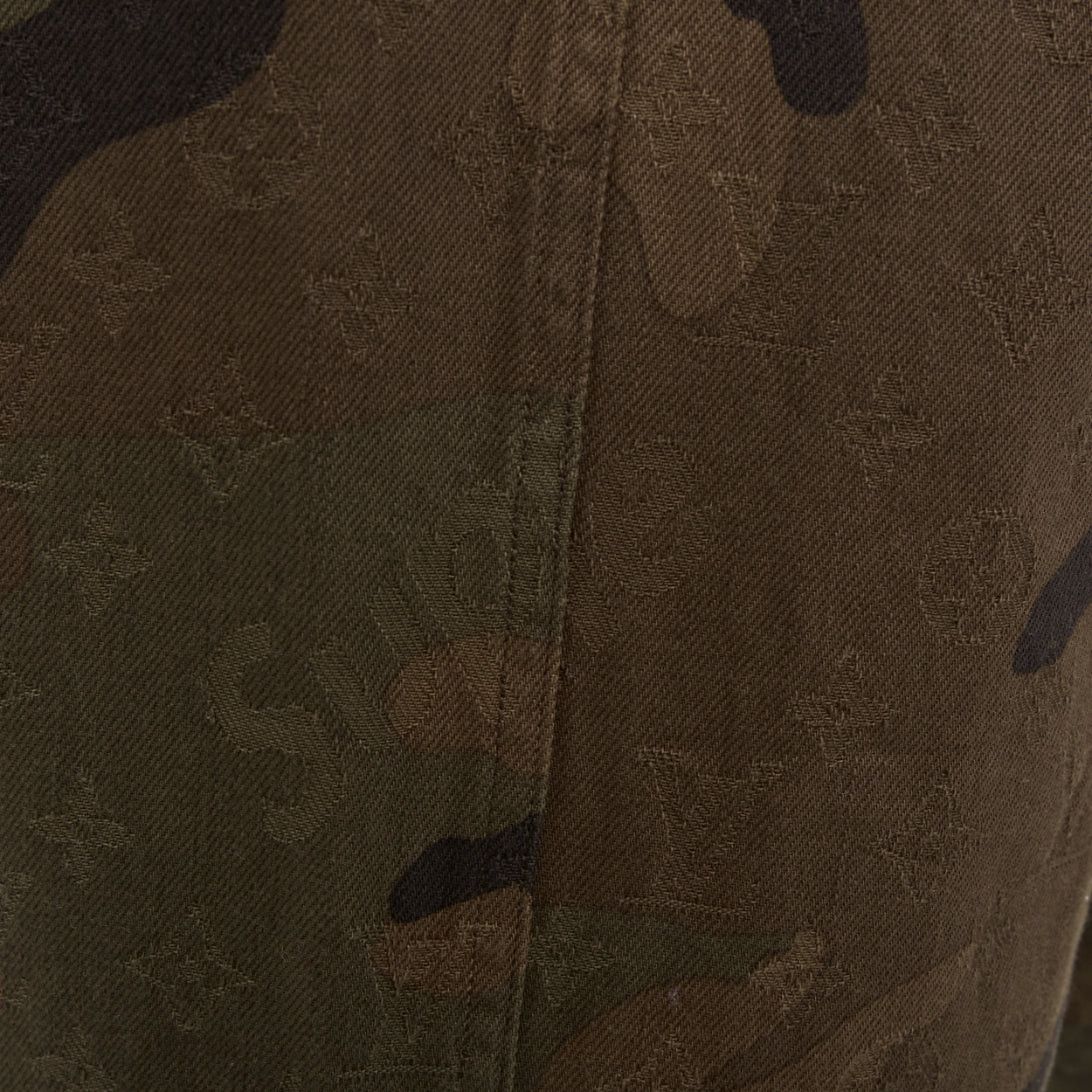Louis Vuitton rare LOUIS VUITTON SUPREME 2017 green monogram camo jacquard chore jacket FR44 XS Size US XS / EU 42 / 0 - 10 Thumbnail