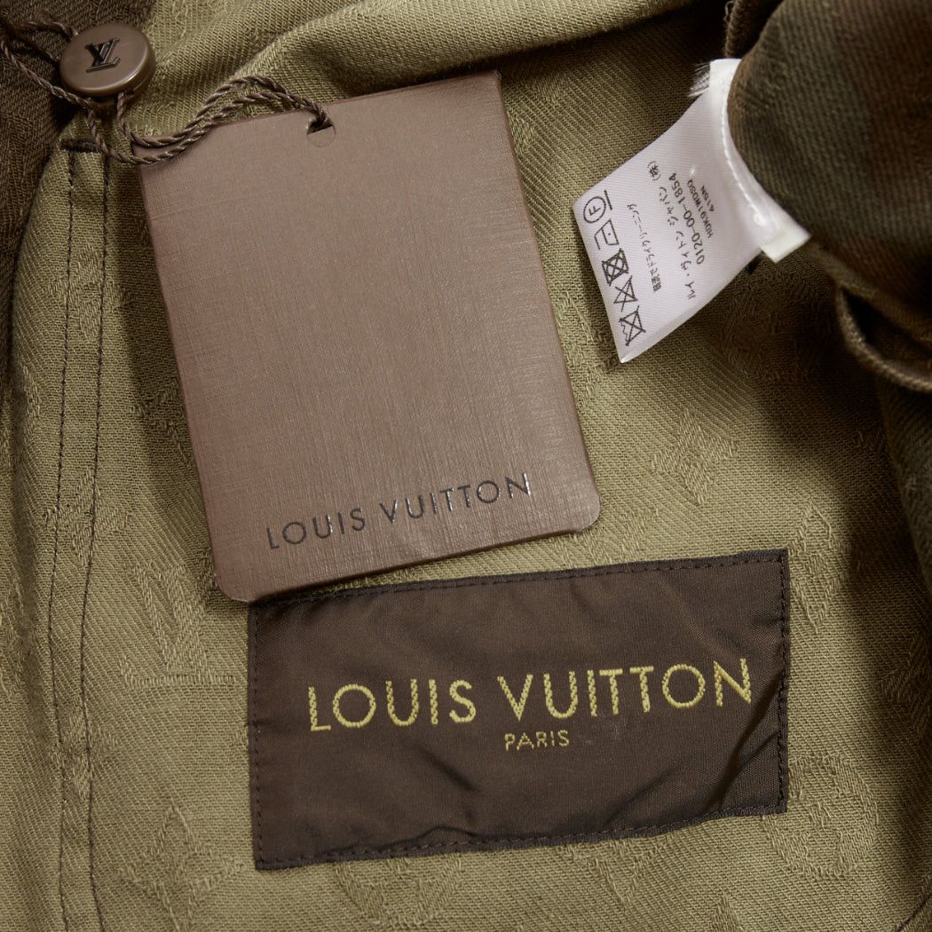Louis Vuitton rare LOUIS VUITTON SUPREME 2017 green monogram camo jacquard chore jacket FR44 XS Size US XS / EU 42 / 0 - 11 Thumbnail