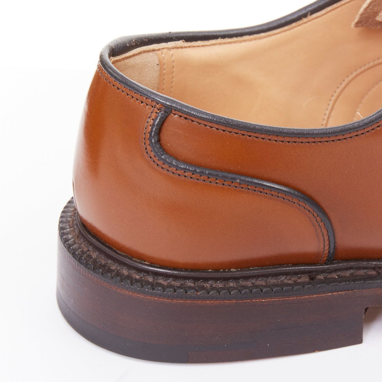 Church's CHURCH'S Lancaster sandalwood tan brown polished binder leather welted oxford loafer shoes UK5 EU39 Size US 6 / EU 39 - 8 Thumbnail