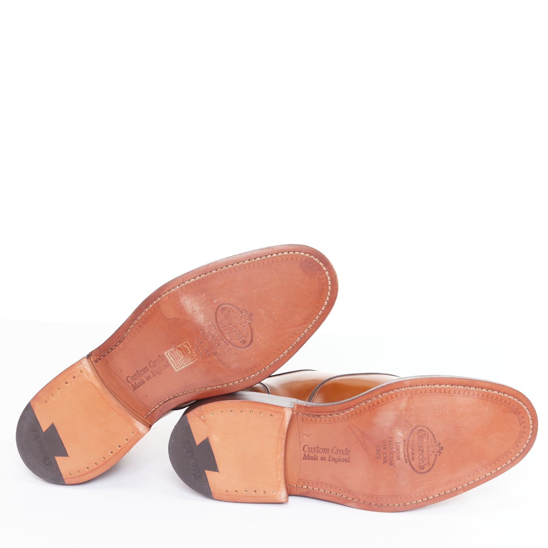 Church's CHURCH'S Lancaster sandalwood tan brown polished binder leather welted oxford loafer shoes UK5 EU39 Size US 6 / EU 39 - 11 Thumbnail