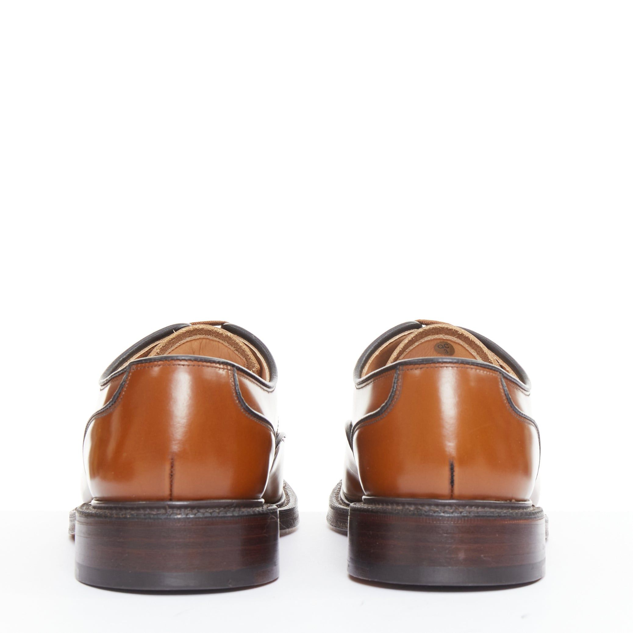 Church's CHURCH'S Lancaster sandalwood tan brown polished binder leather welted oxford loafer shoes UK5 EU39 Size US 6 / EU 39 - 5 Thumbnail