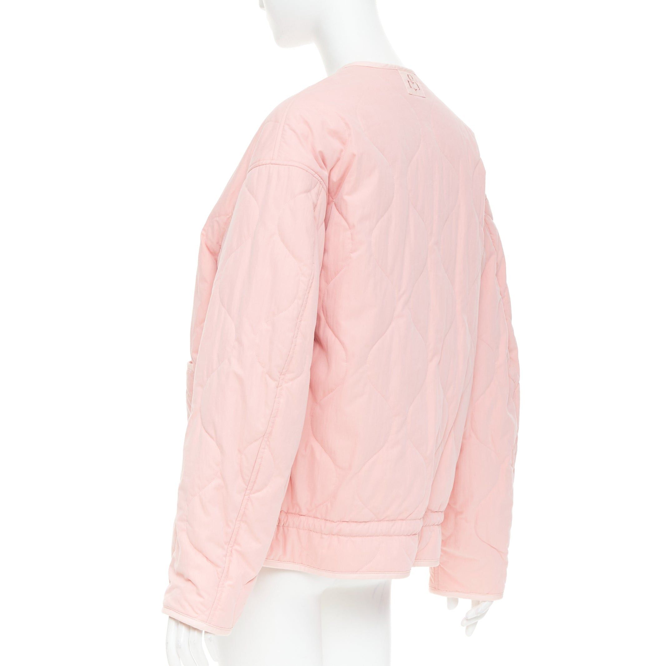 Isabel Marant ISABEL MARANT Etoile Gretel light pink recycled cotton peplum padded coat FR36 S Size S / US 4 / IT 40 - 7 Thumbnail