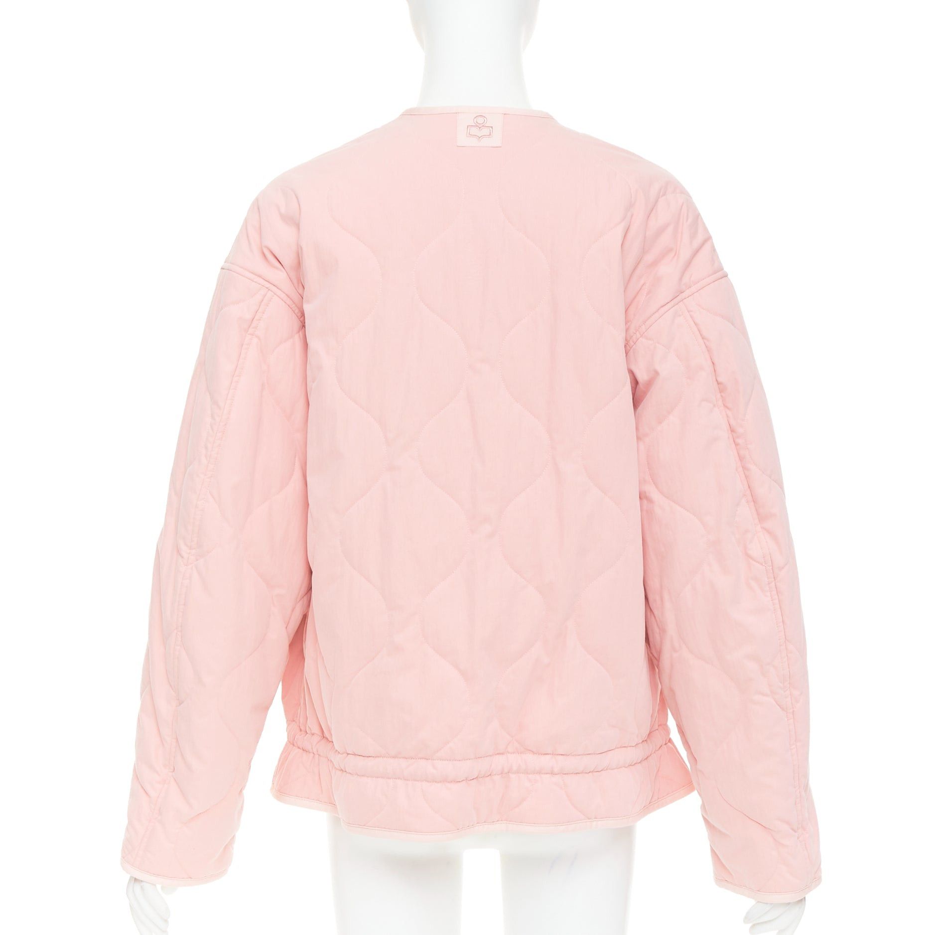 Isabel Marant ISABEL MARANT Etoile Gretel light pink recycled cotton peplum padded coat FR36 S Size S / US 4 / IT 40 - 6 Thumbnail