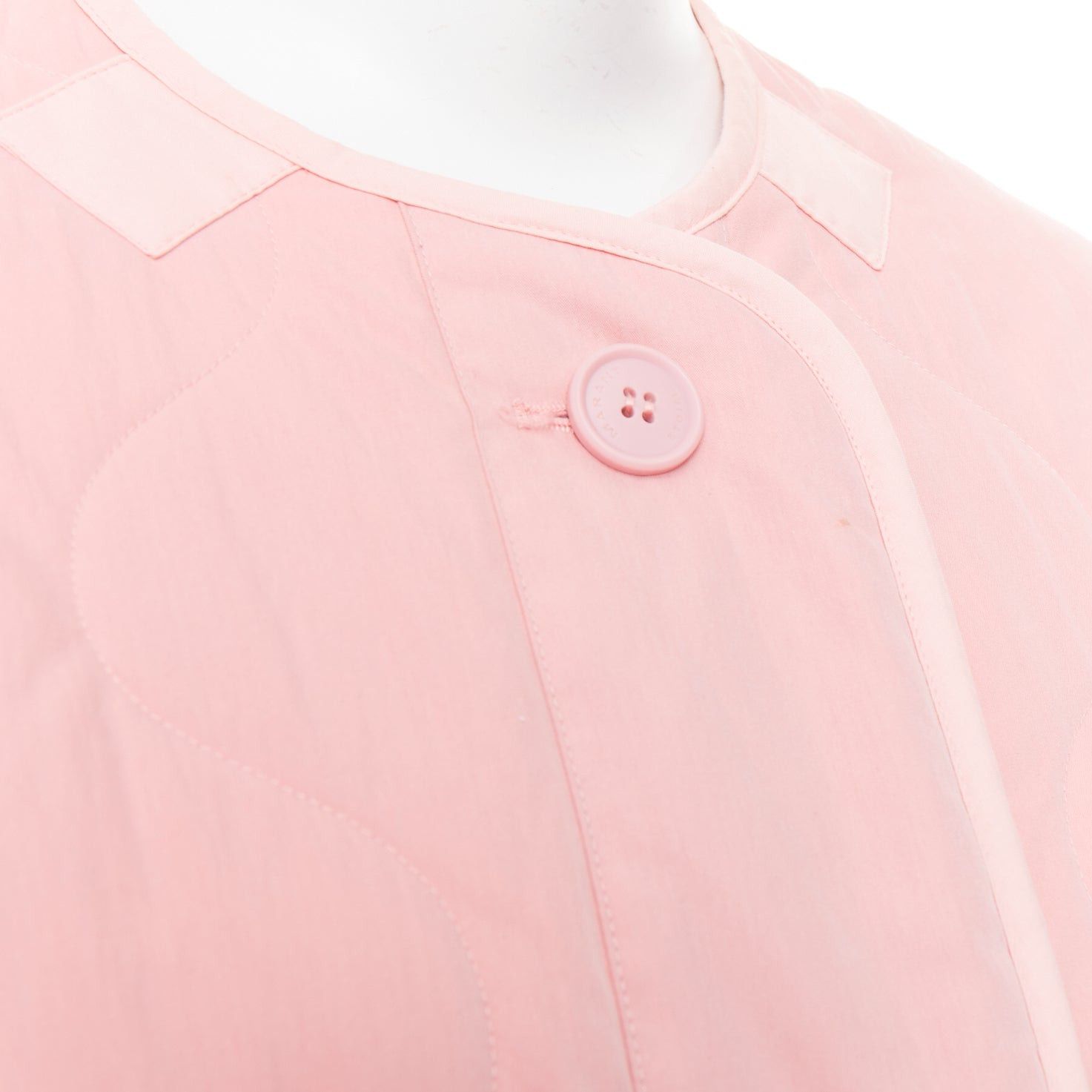 Isabel Marant ISABEL MARANT Etoile Gretel light pink recycled cotton peplum padded coat FR36 S Size S / US 4 / IT 40 - 8 Thumbnail