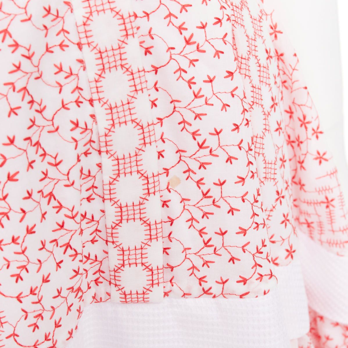ALEXIS ALEXIS 2020 white pink rustikan floral guipure lace fit flare dress M Size M / US 6-8 / IT 42-44 - 7 Thumbnail