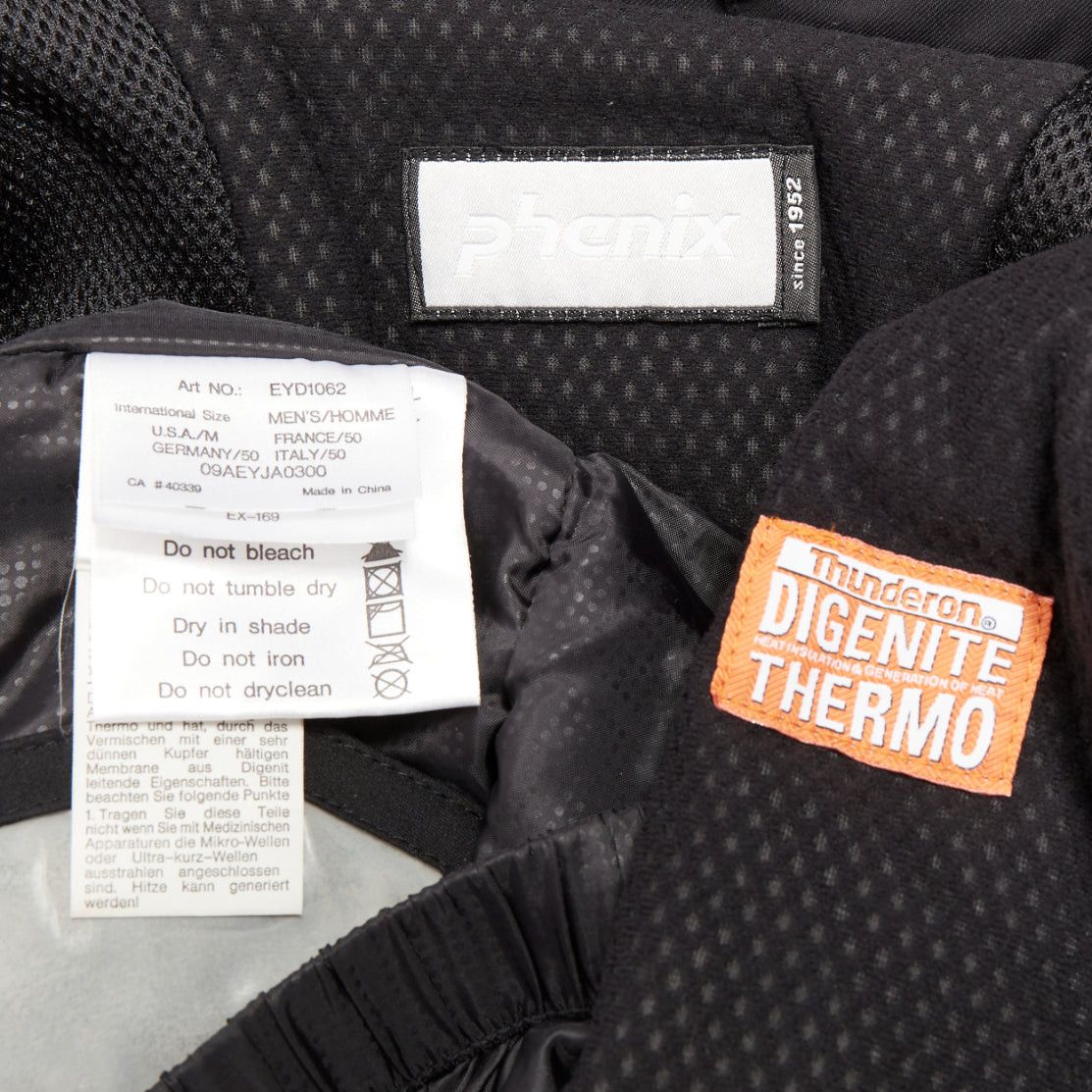 Phenix PHENIX Thunderon Digenite Thermo black waterproof 4-way stretch ski jacket EU50 L Size US L / EU 52-54 / 3 - 11 Thumbnail