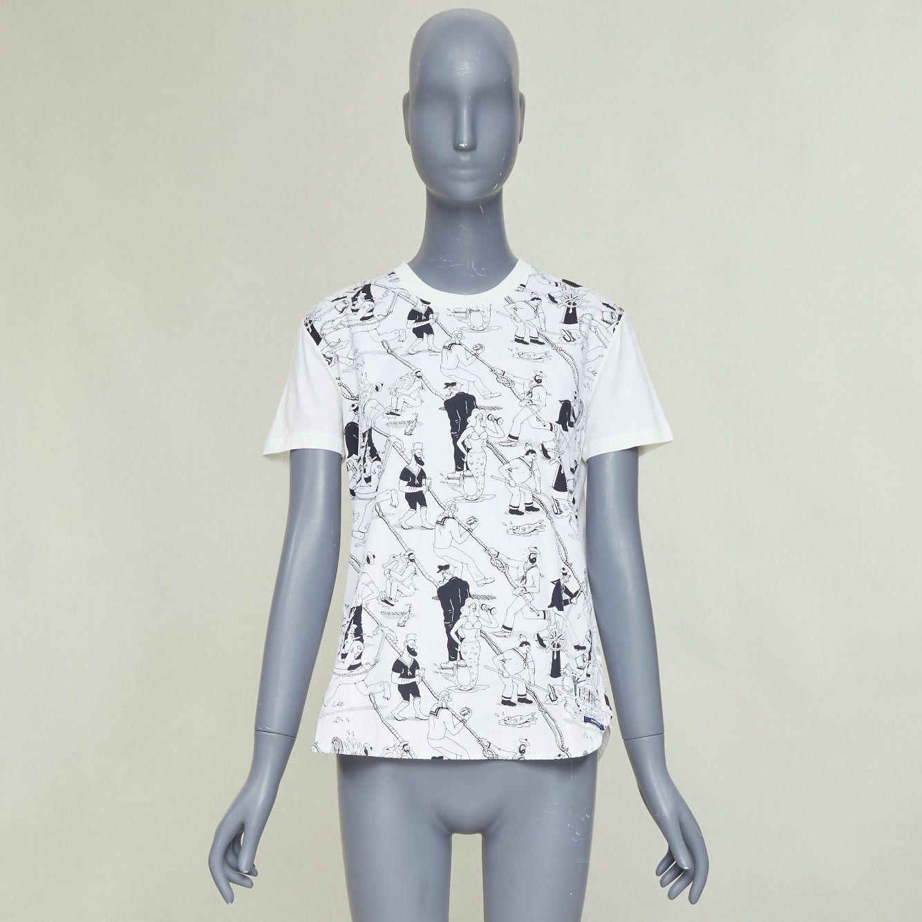 Prada PRADA 2016 Christophe Chemin The Important Ones white print tshirt M Size M / US 6-8 / IT 42-44 - 9 Thumbnail