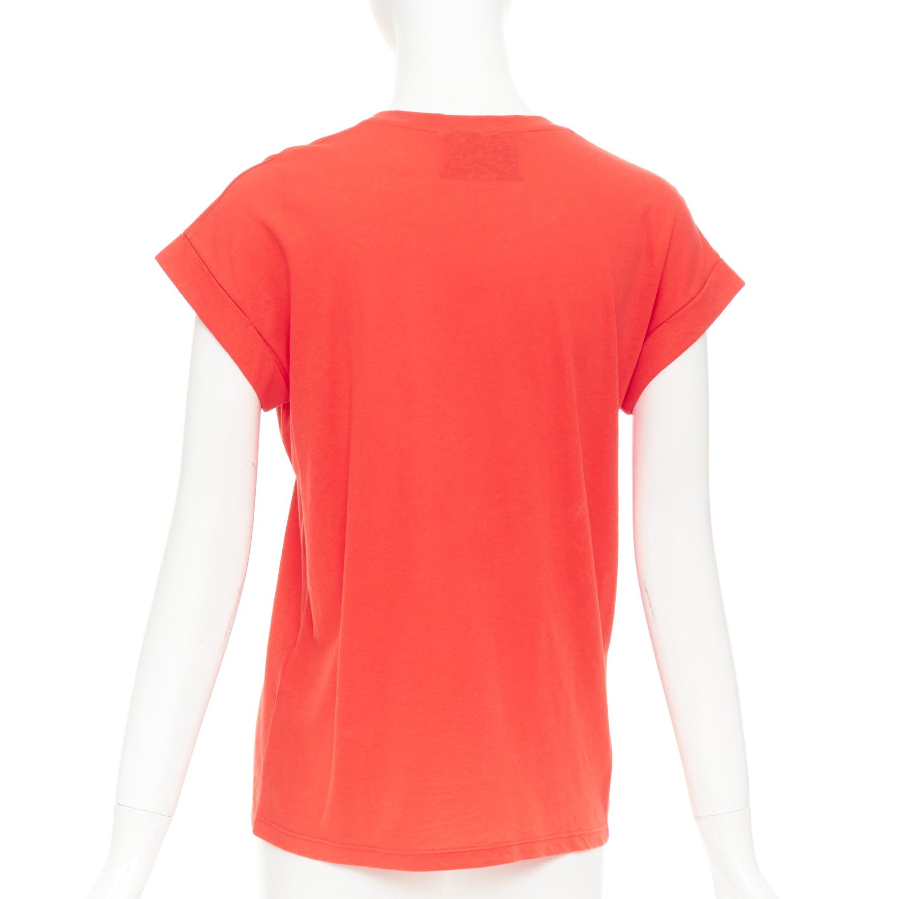 Gucci GUCCI L'Aveugle Par Amour red cat embroidered short sleeve t-shirt S Size S / US 4 / IT 40 - 5 Thumbnail