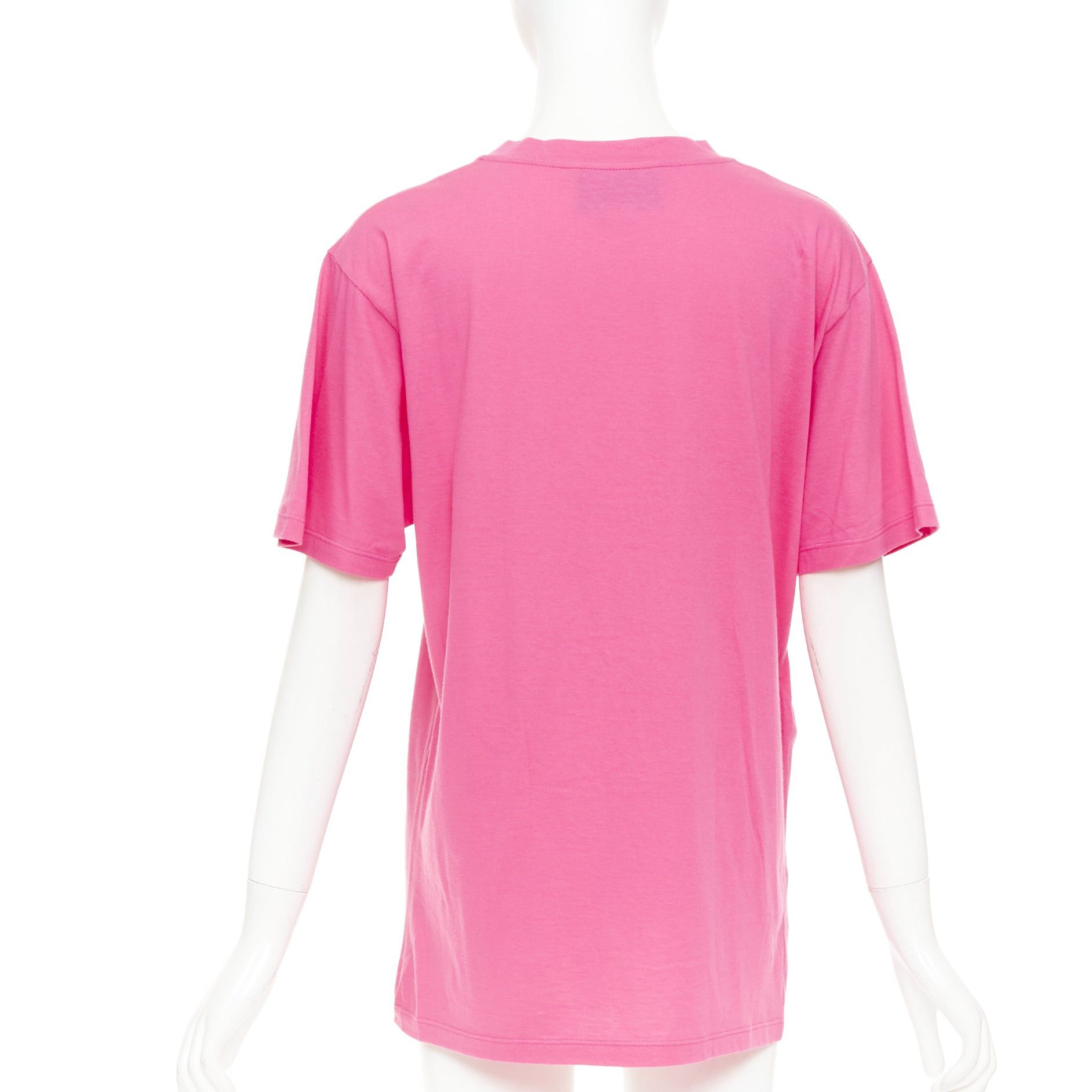 Gucci GUCCI 2017 pink cotton multicolor sequin UFO rainbow graphic t-shirt XS Size XS / US 0-2 / IT 36-38 - 5 Thumbnail