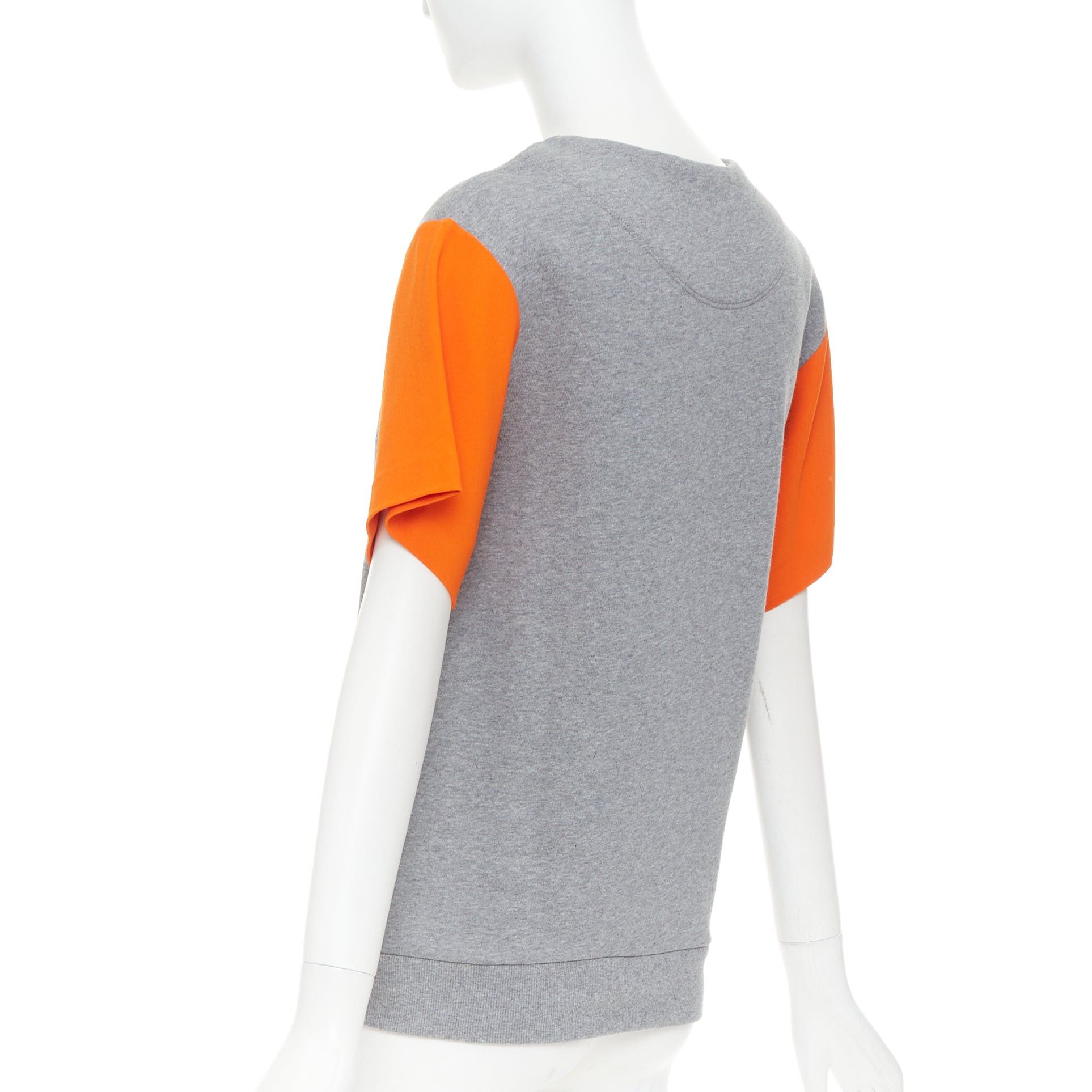 Stella McCartney STELLA MCCARTNEY 2016 grey orange cotton embroidered Cactus pullover sweater IT38 XS Size XS / US 0-2 / IT 36-38 - 6 Thumbnail