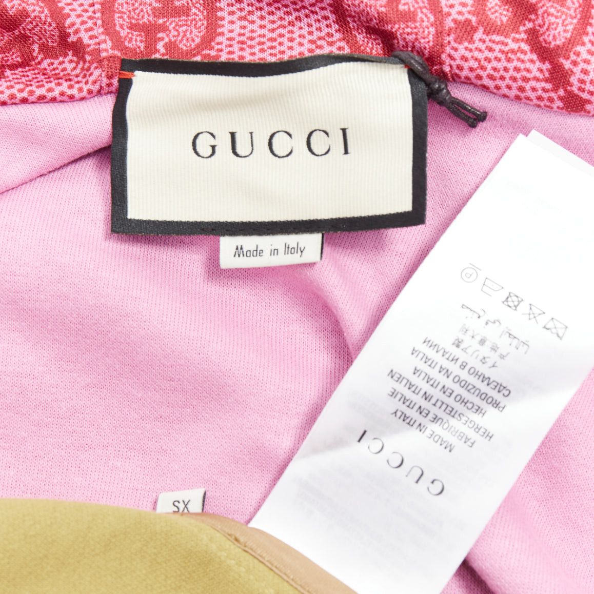 Gucci GUCCI 2019 Michele Runway GG Technical Pleats brown pink GG monogram flared track jacket XS Size XS / US 0-2 / IT 36-38 - 9 Thumbnail