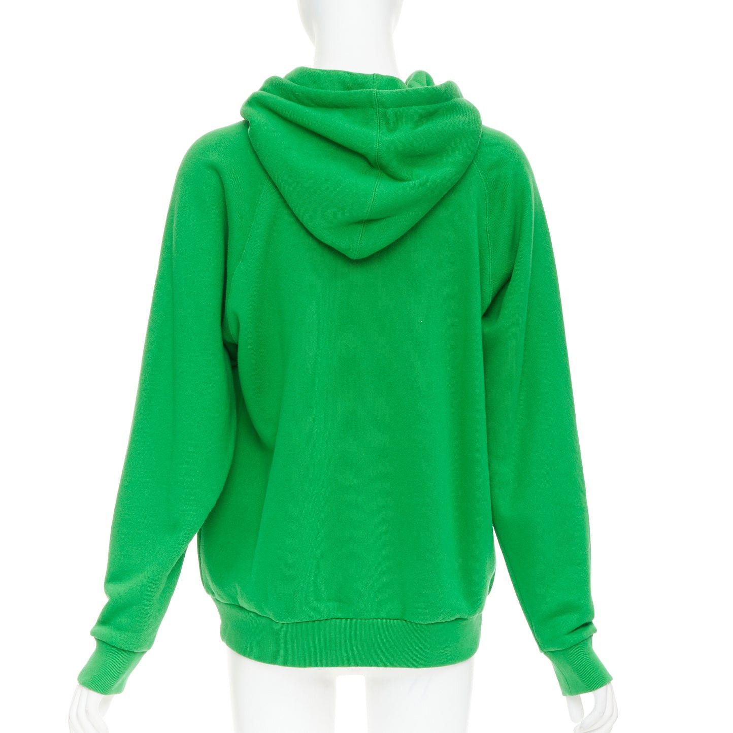 Gucci GUCCI Michele green cotton jersey embroidered Bunny flower hoodie XS Size XS / US 0-2 / IT 36-38 - 5 Thumbnail