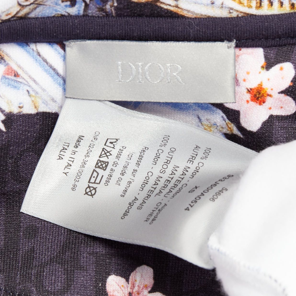 Dior DIOR HOMME 2019 Hajime Sorayama blue blossom dinosaur robot oblique monogram hoodie XS Size US XS / EU 42 / 0 - 8 Thumbnail
