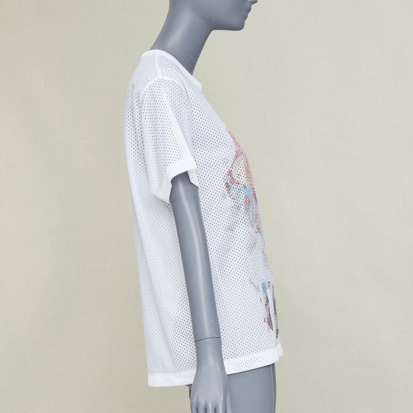 Comme des Garcons COMME DES GARCONS HOMME PLUS SS2018 Mona Luison graphic print mesh tshirt S Size US S / EU 44-46 / 1 - 4 Thumbnail