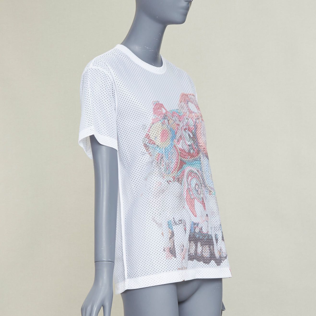 Comme des Garcons COMME DES GARCONS HOMME PLUS SS2018 Mona Luison graphic print mesh tshirt S Size US S / EU 44-46 / 1 - 3 Thumbnail