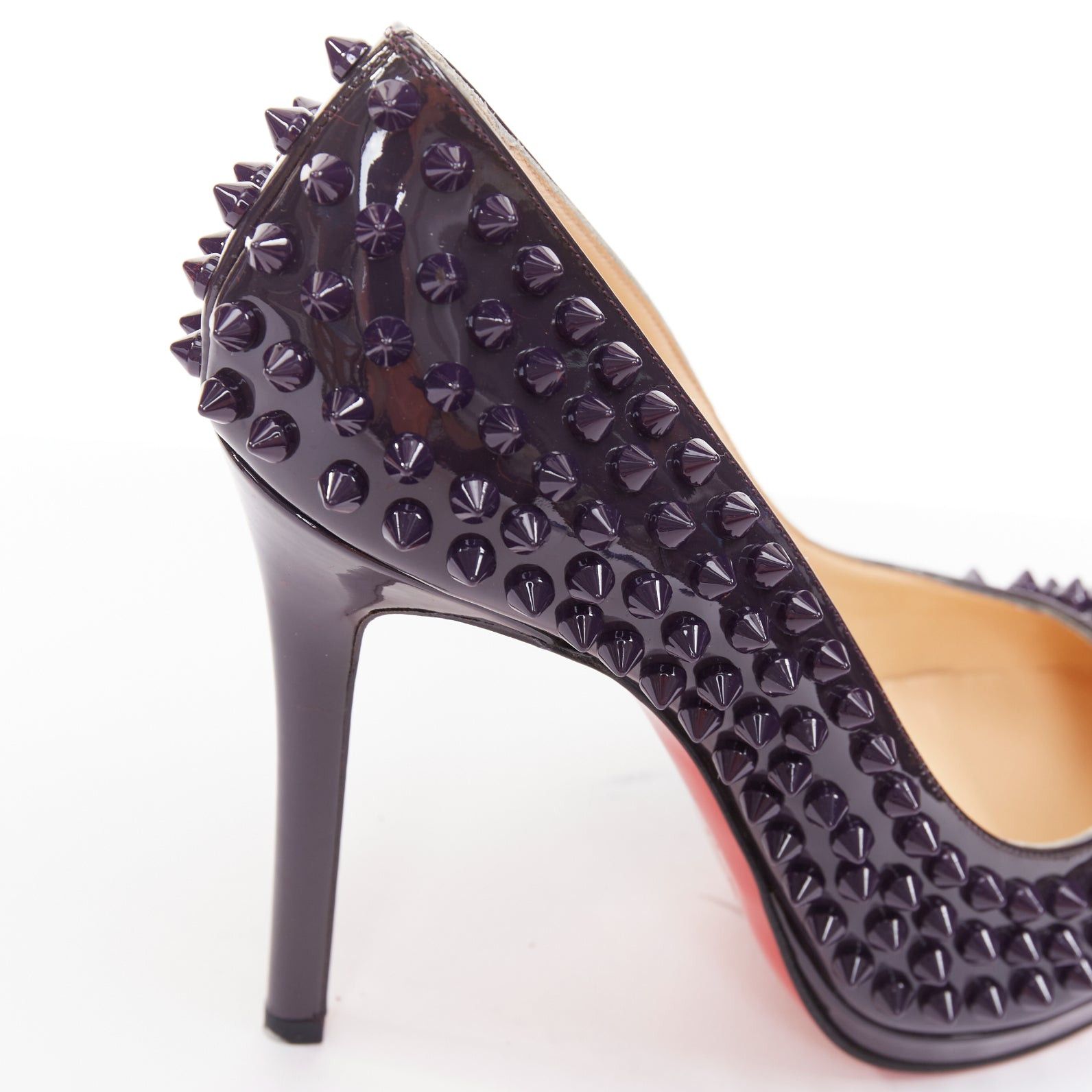 Christian Louboutin CHRISTIAN LOUBOUTIN Neofilo Spikes 120 Patent iris purple spikes platform pumps EU38 Size US 8 / IT 38 - 9 Thumbnail