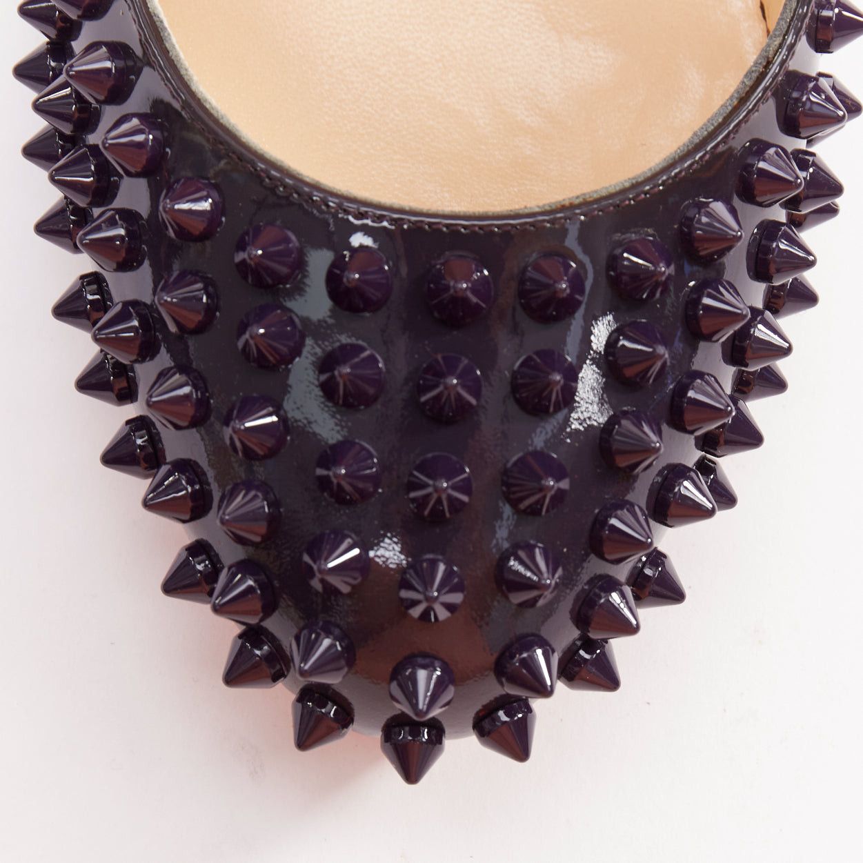 Christian Louboutin CHRISTIAN LOUBOUTIN Neofilo Spikes 120 Patent iris purple spikes platform pumps EU38 Size US 8 / IT 38 - 6 Thumbnail