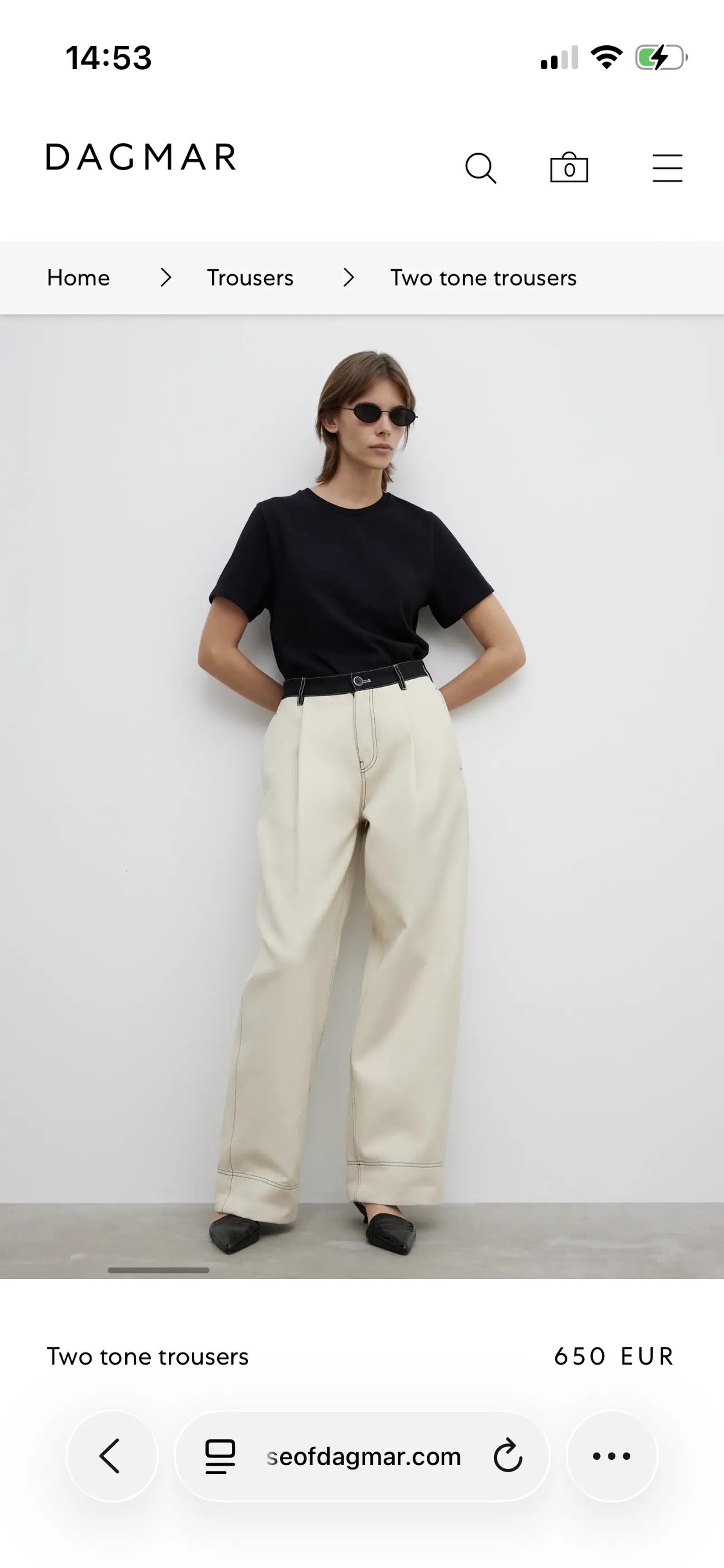 Dagmar Dagmar Pants Size 25" / US 0 / IT 36 - 3 Thumbnail