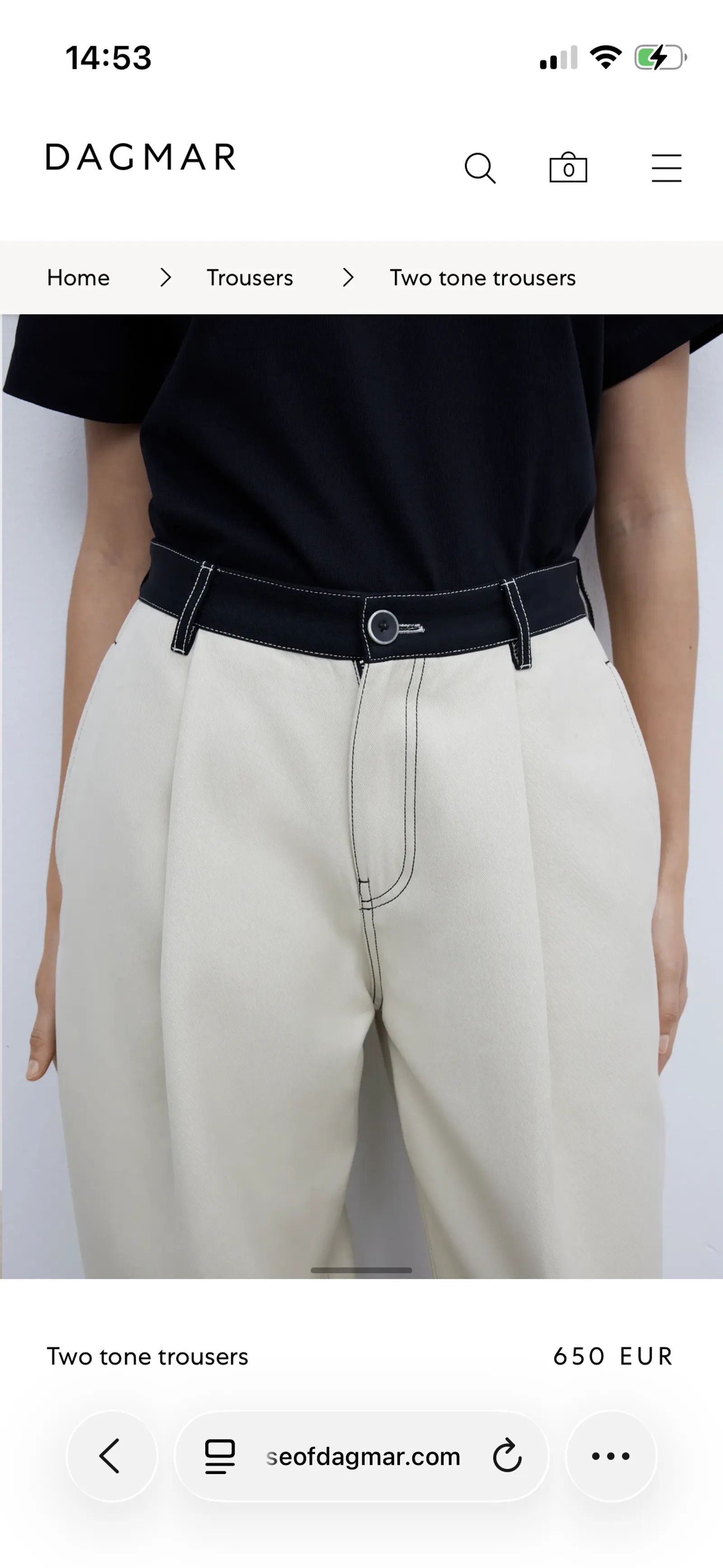 Dagmar Dagmar Pants Size 25" / US 0 / IT 36 - 2 Thumbnail