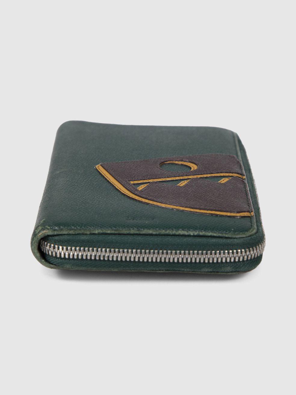 Bally Green Leather Zip Around Wallet Size ONE SIZE - 4 Thumbnail