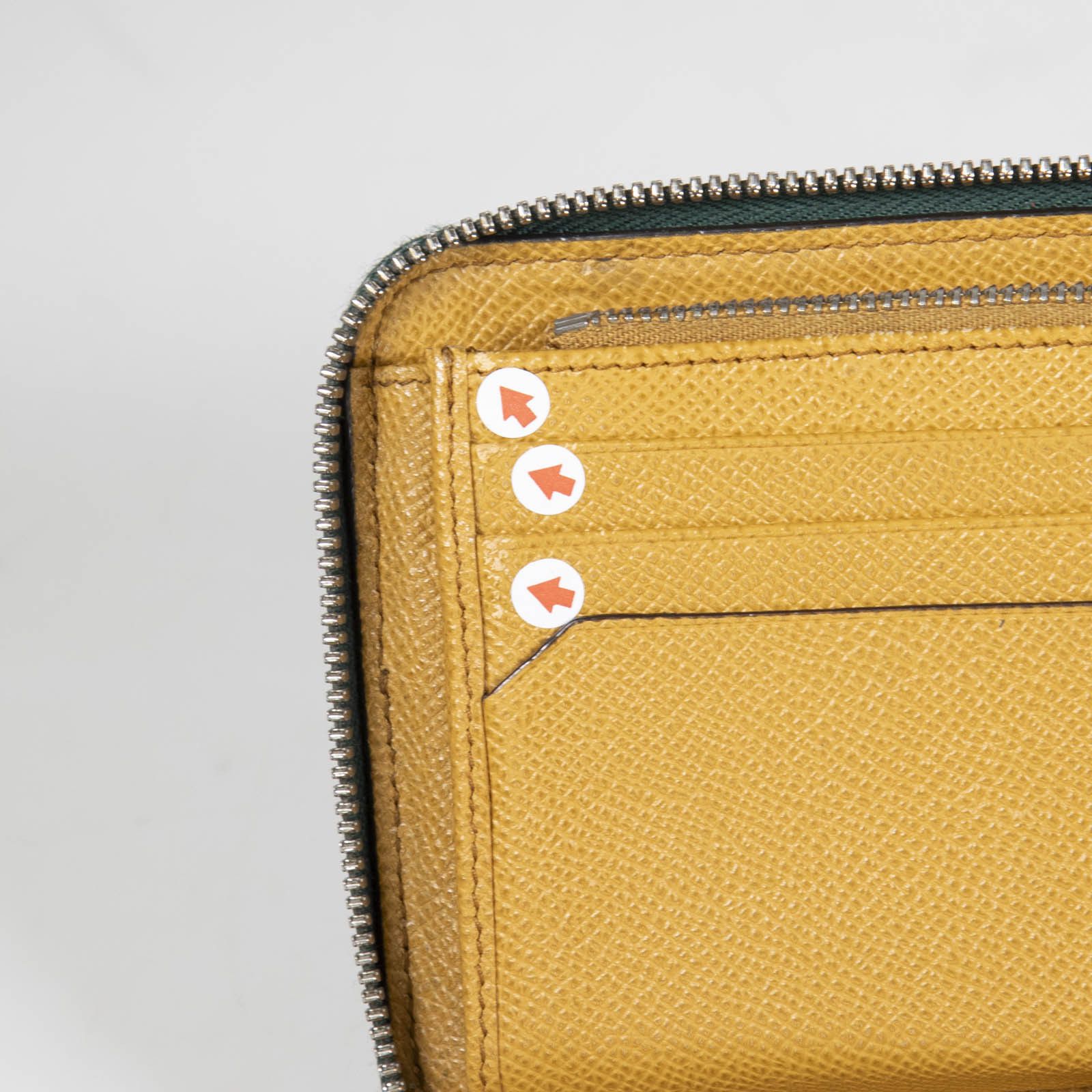 Bally Green Leather Zip Around Wallet Size ONE SIZE - 13 Thumbnail