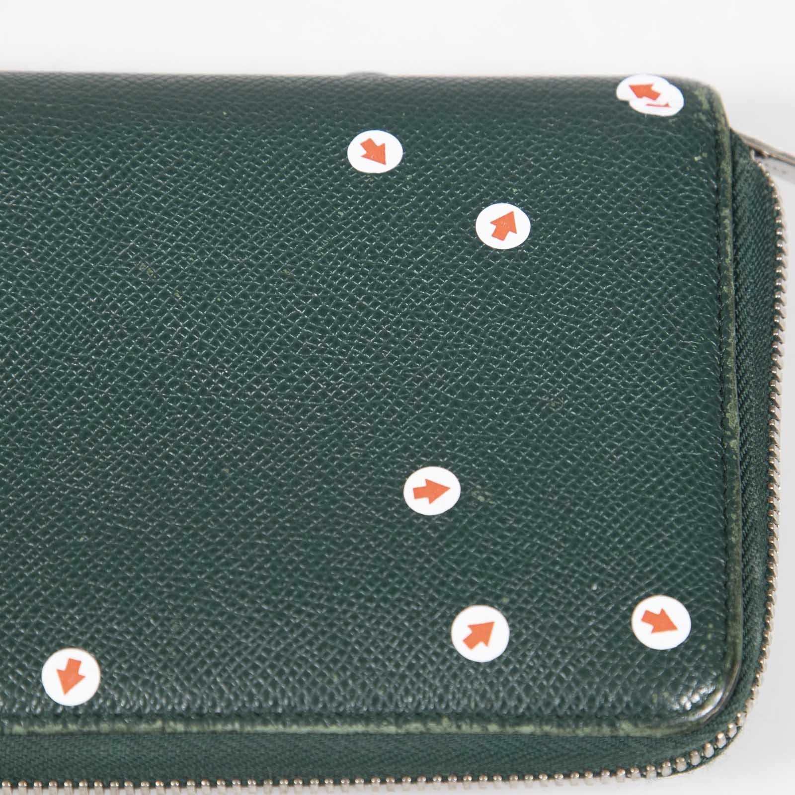 Bally Green Leather Zip Around Wallet Size ONE SIZE - 9 Thumbnail